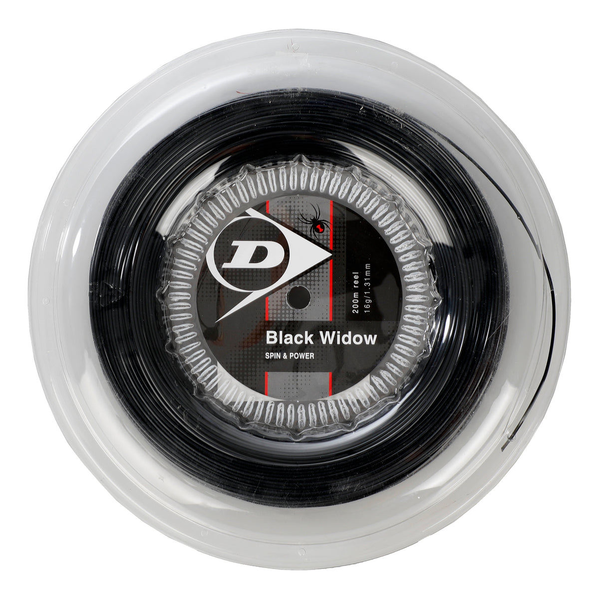 Dunlop Black Widow Saitenrolle 200m-Schwarz