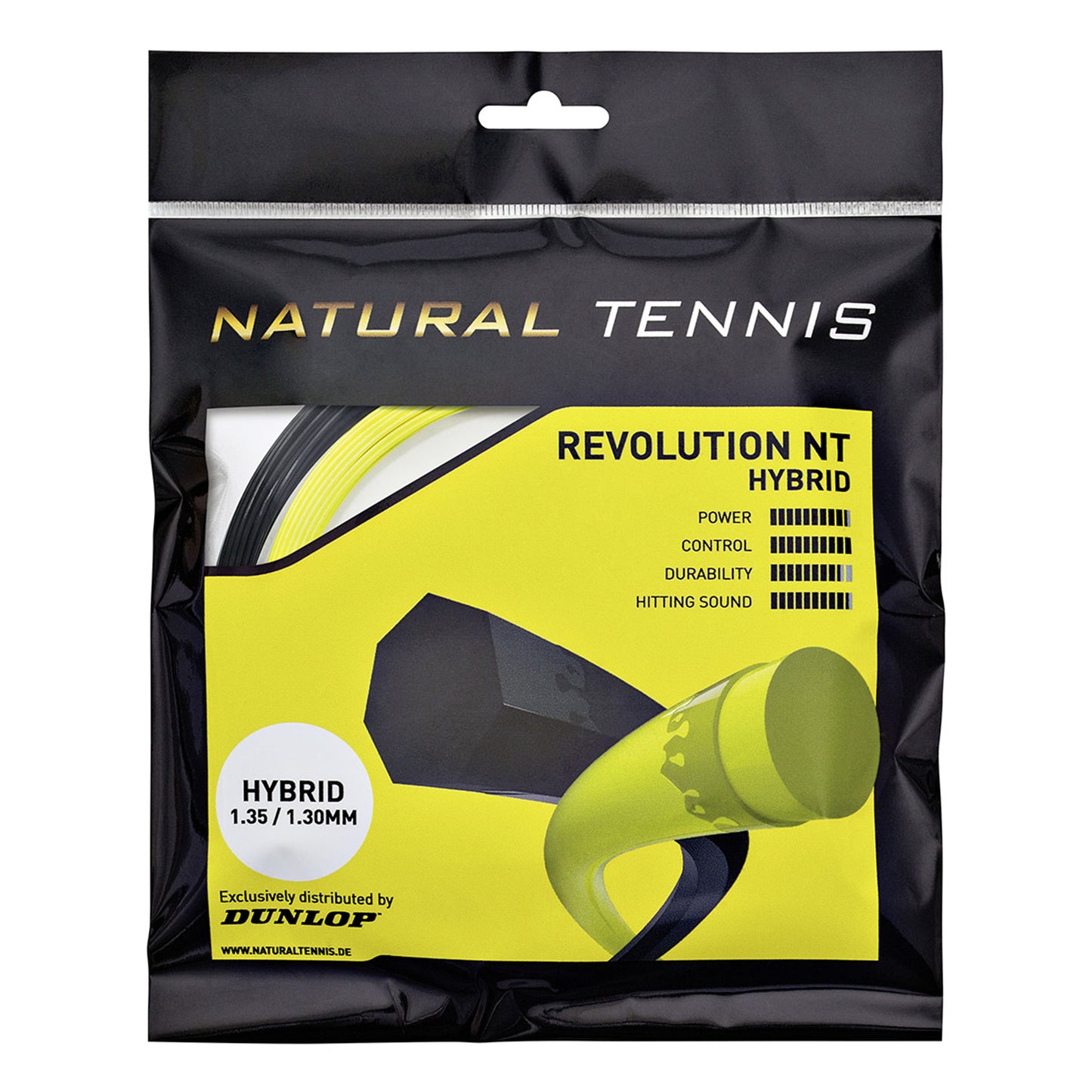Dunlop Revolution NT Hybrid Set Saitenset 12m - schwarz