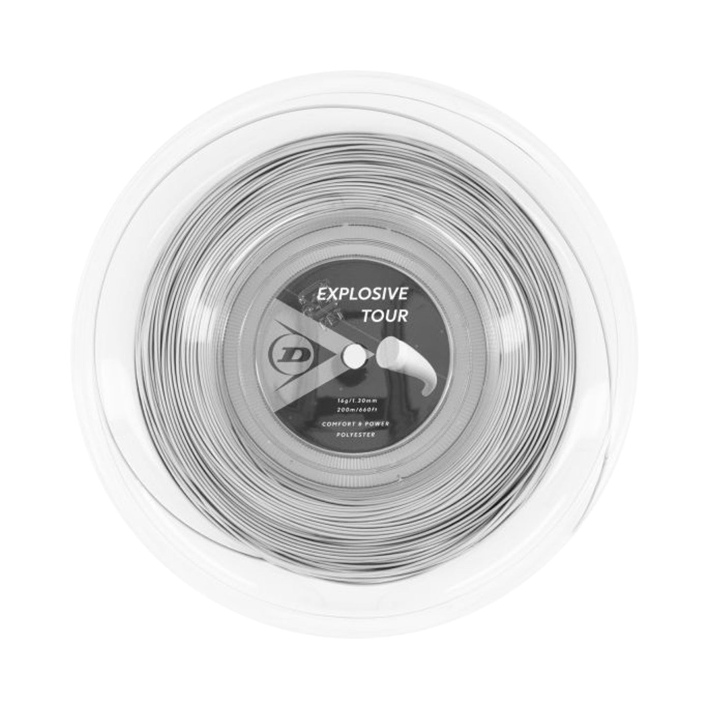 Dunlop Explosive Tour Saitenrolle 200m-Silber