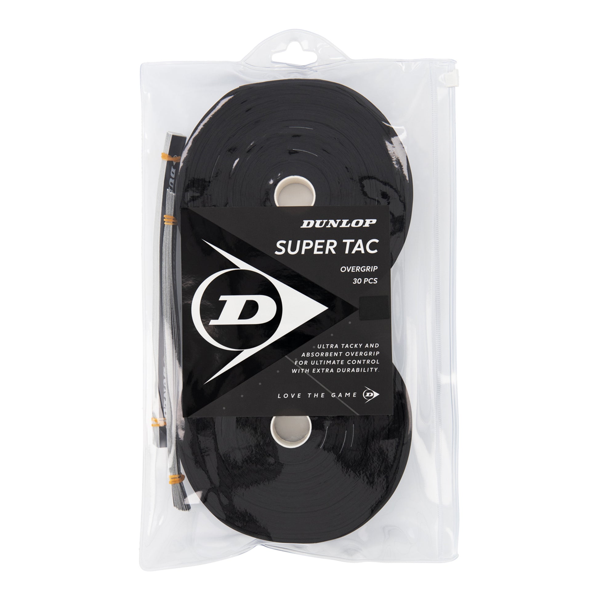 Dunlop Super Tac 30er Pack-Schwarz