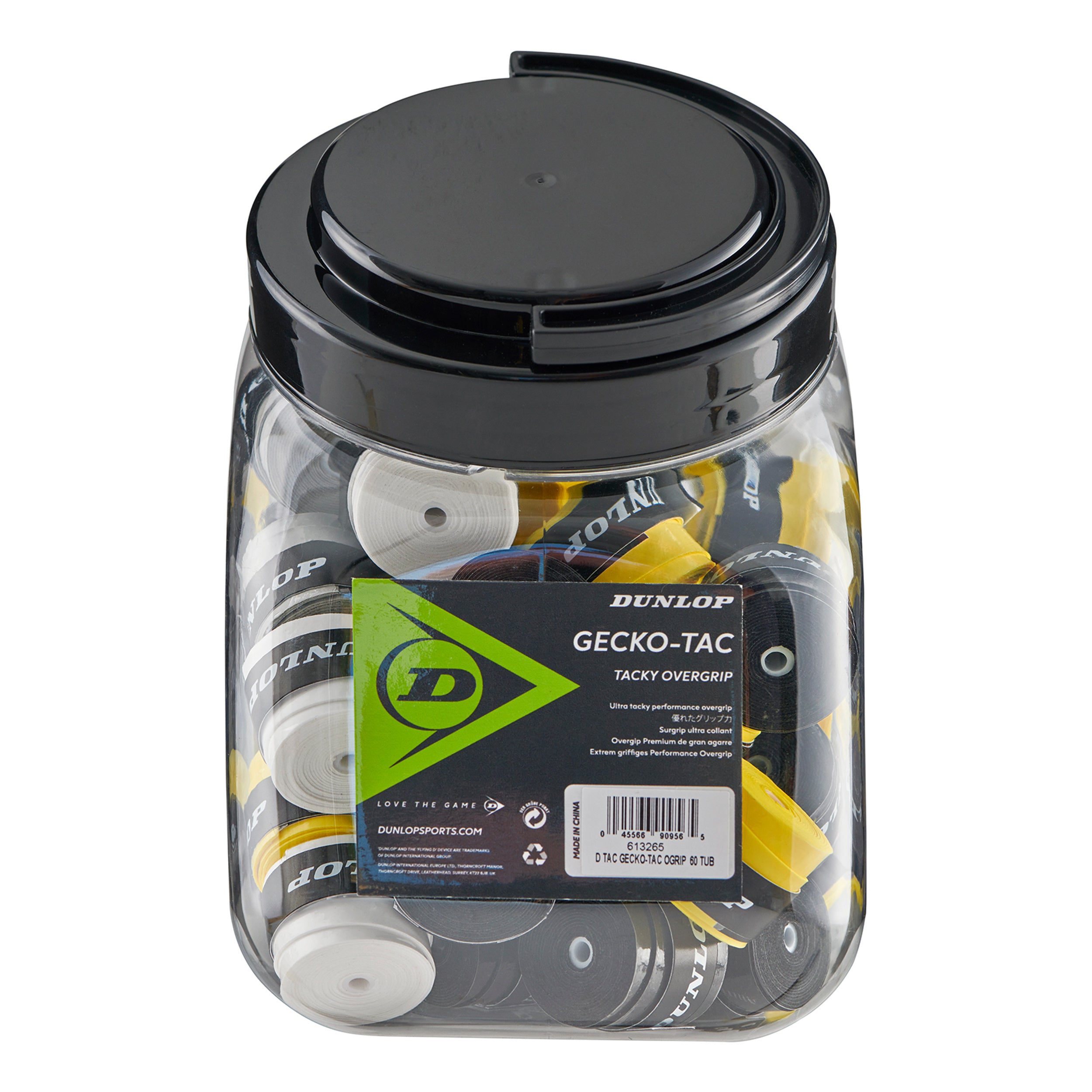 Dunlop Gecko-Tac 60er Pack-Mehrfarbig
