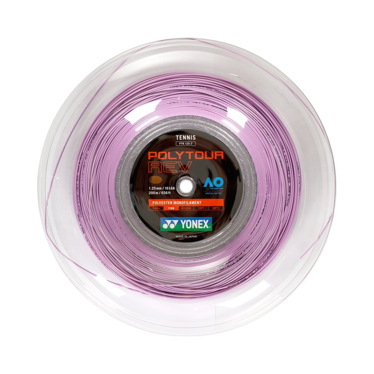 Yonex Poly Tour Rev Saitenrolle 200m-Lila