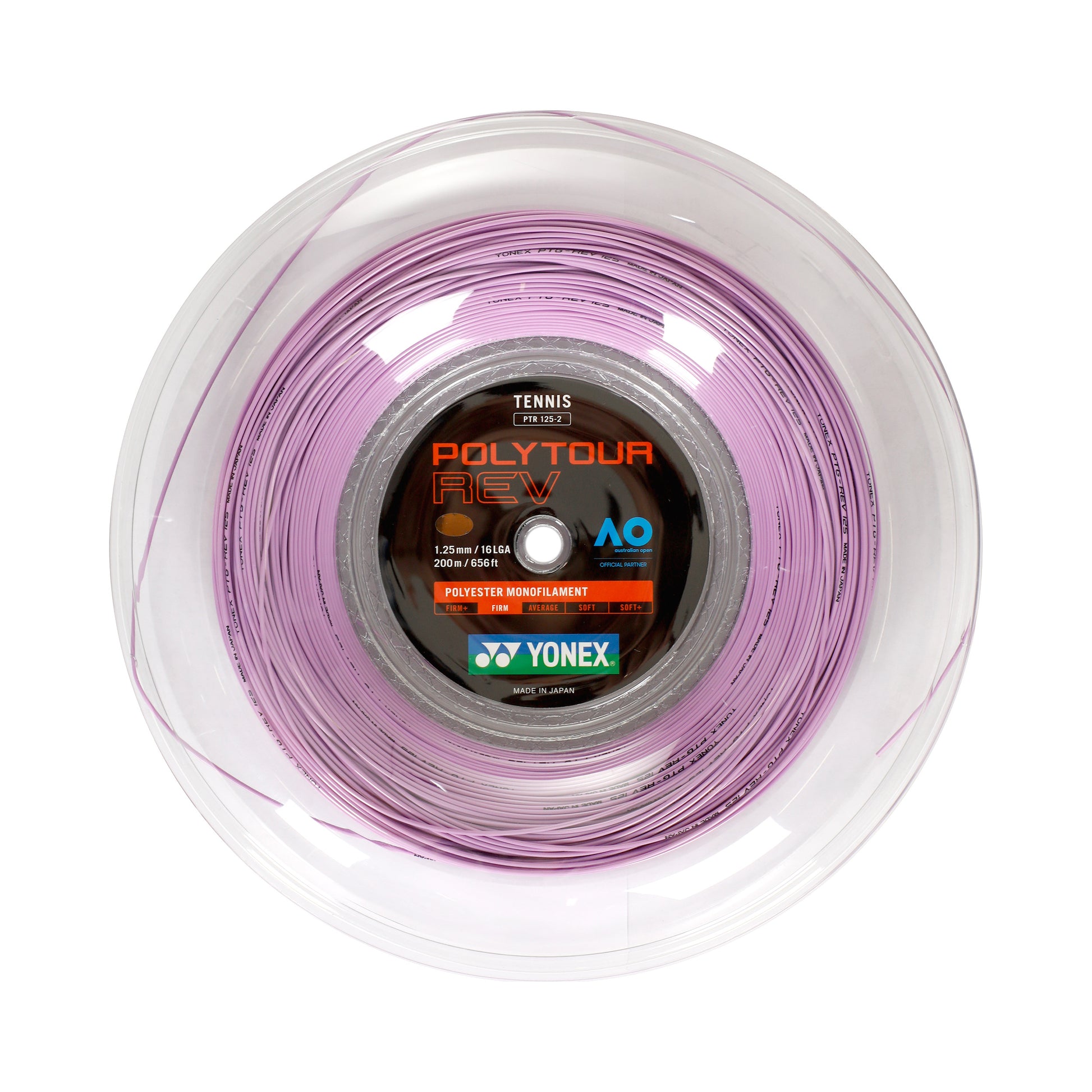 Yonex Poly Tour Rev Saitenrolle 200m-Lila