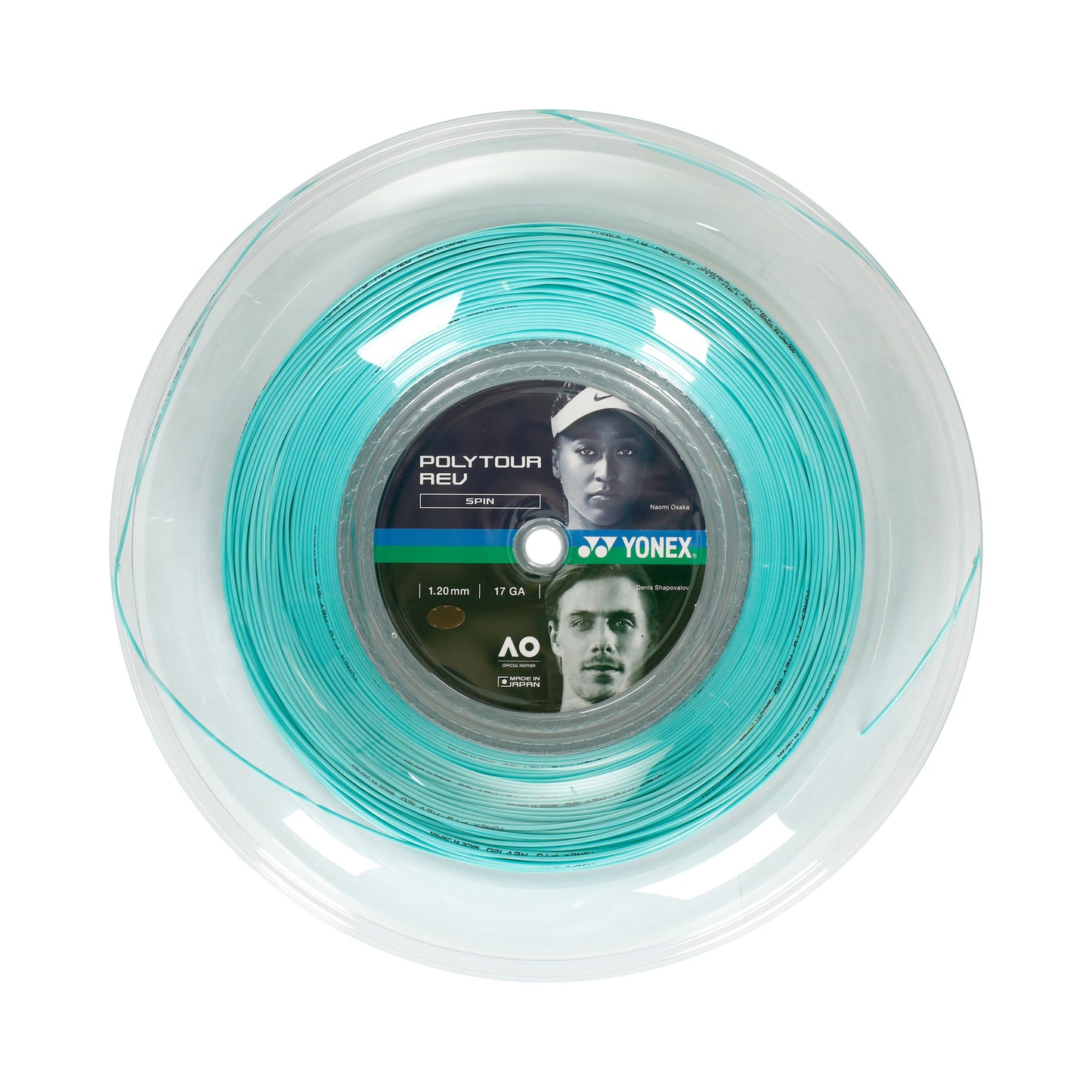 Yonex Poly Tour Rev Saitenrolle 200m-Mint