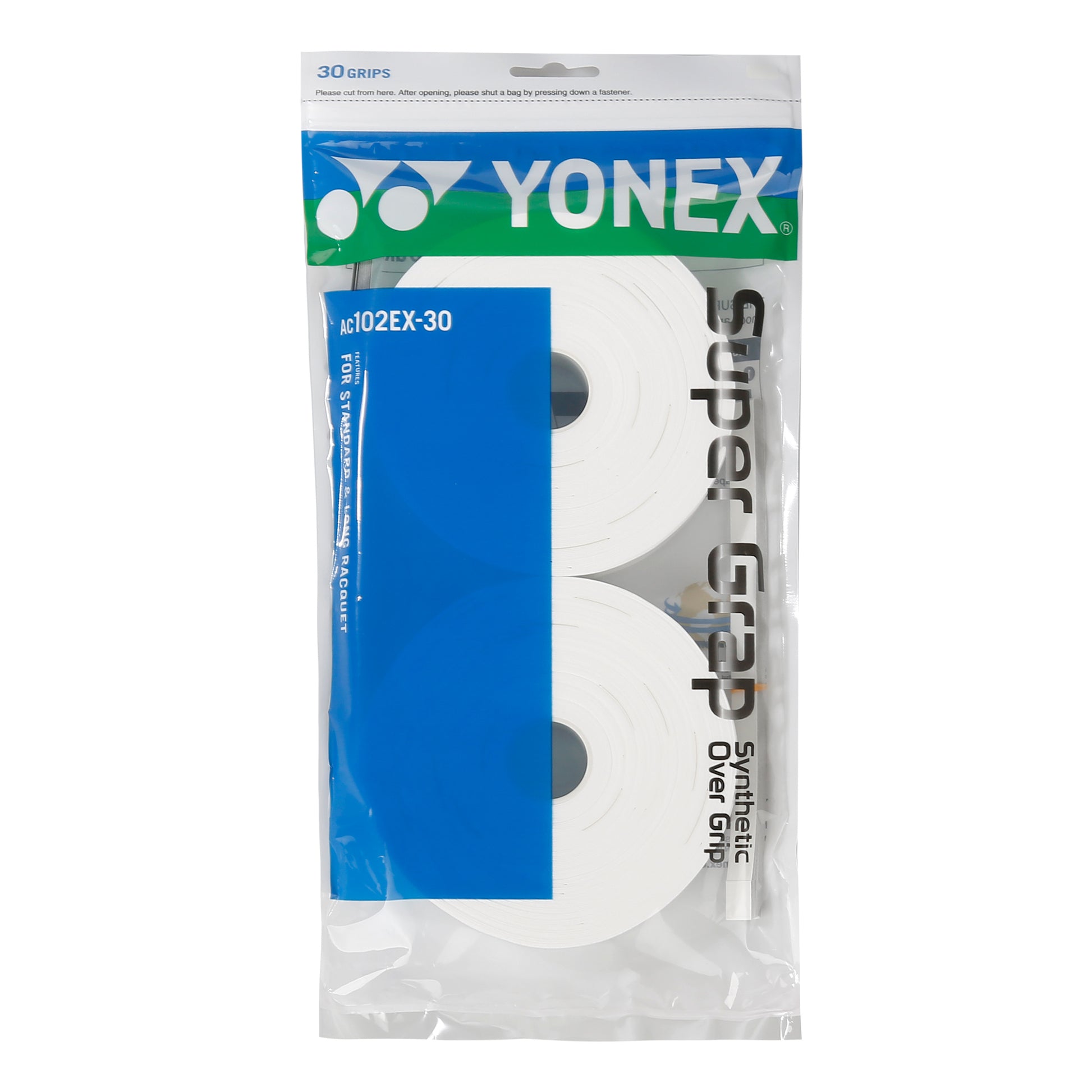 Yonex Super Grap 30er Pack-Weiß