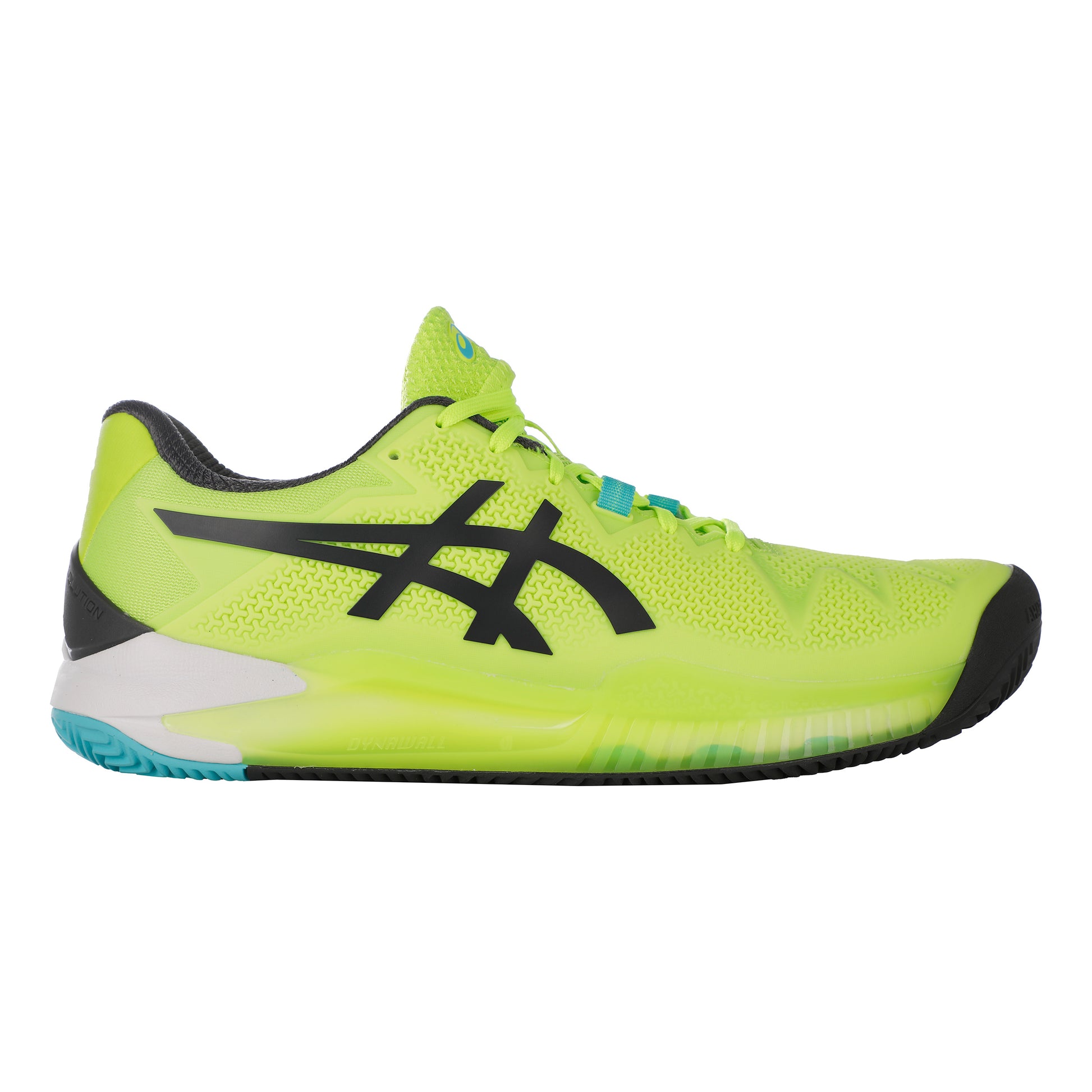 ASICS Gel-Resolution 8 Sandplatzschuh Herren - neongrün, schwarz