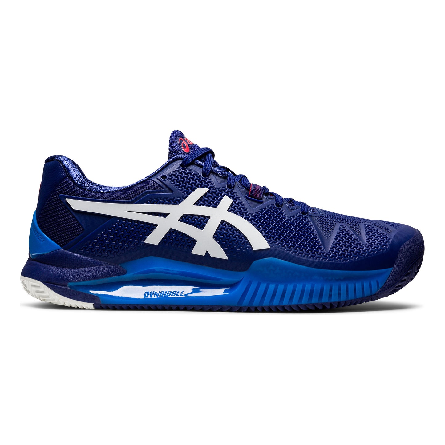 ASICS Gel-Resolution 8 Sandplatzschuh Herren - blau, weiß