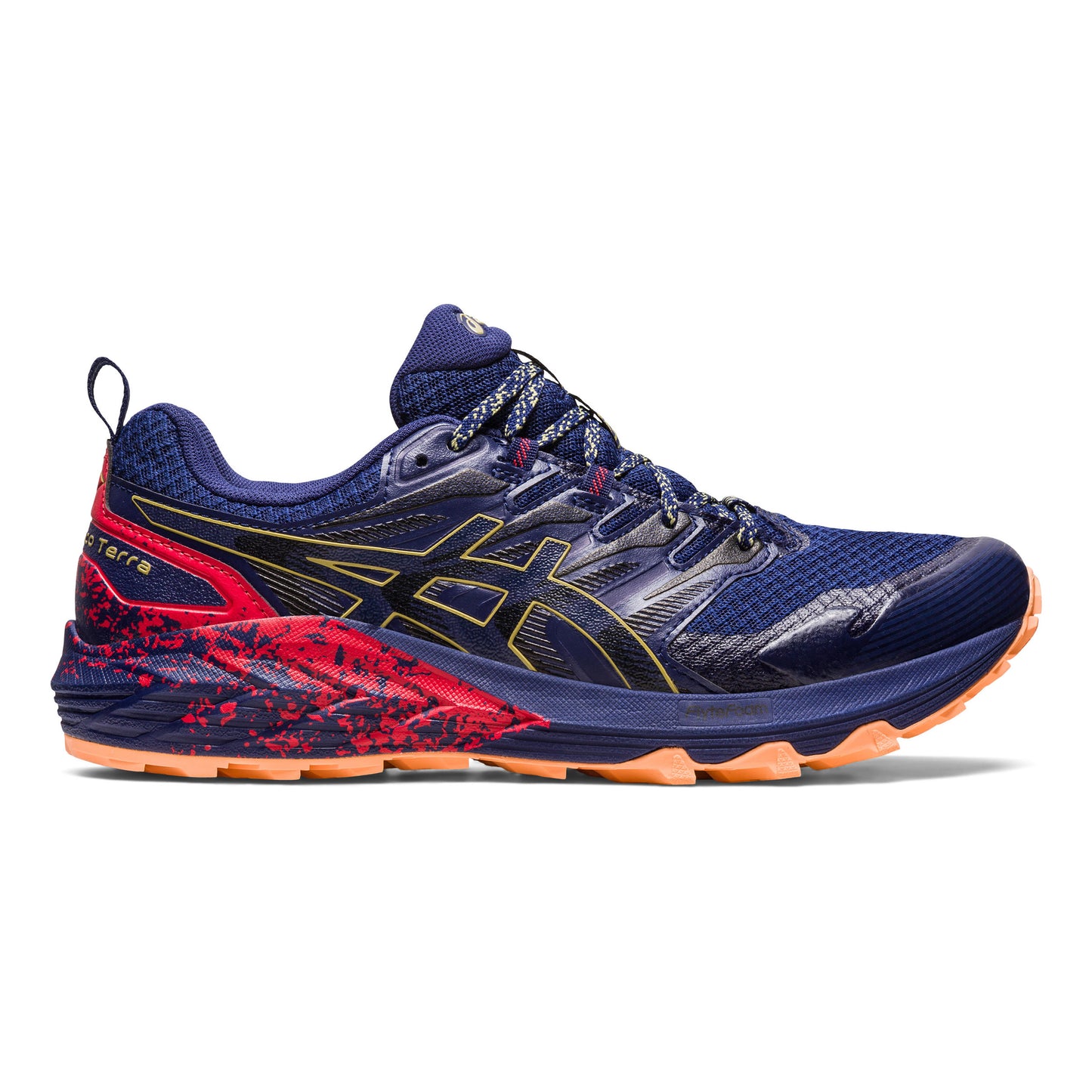 ASICS Gel-Trabuco Terra Trailschuh Herren - blau, rot