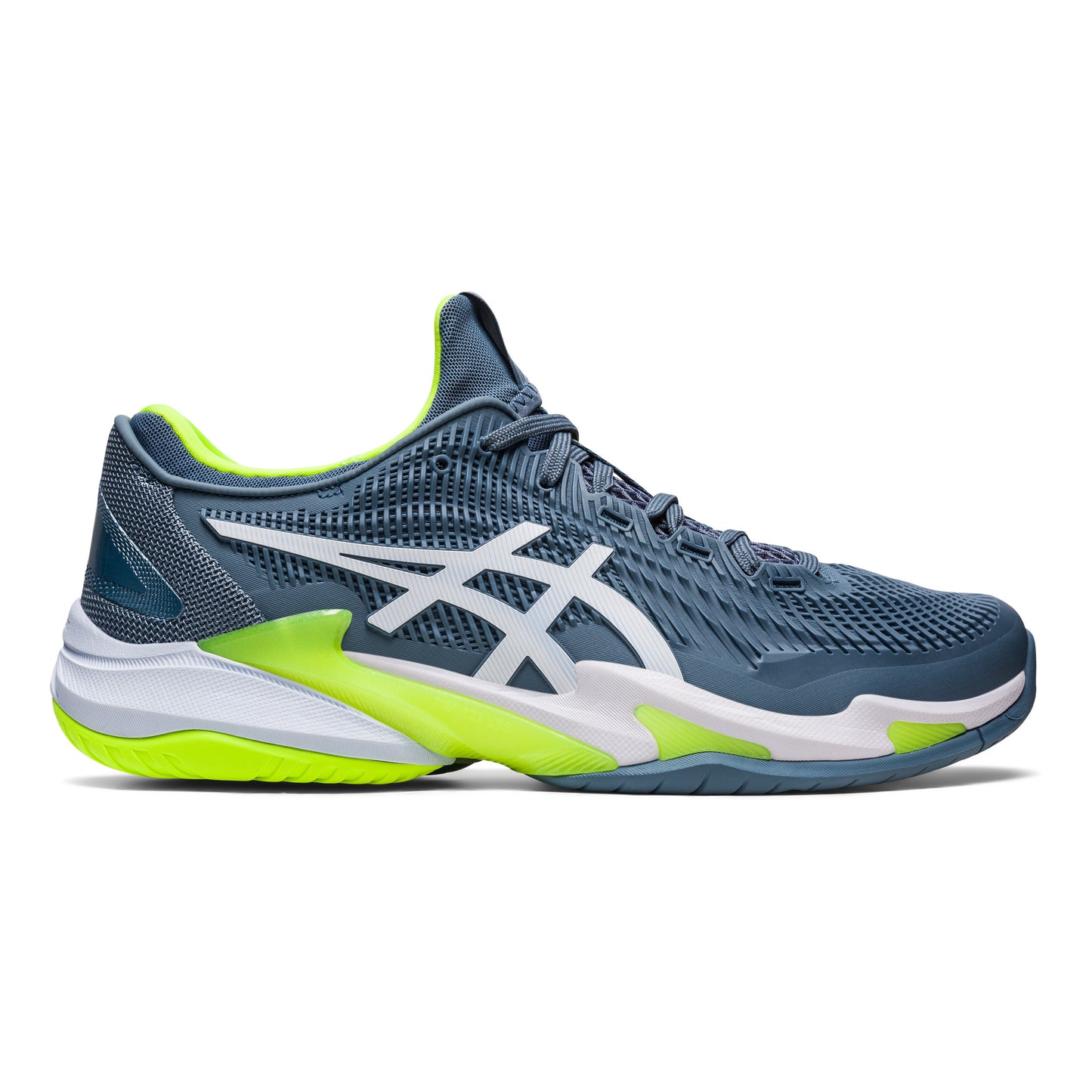 ASICS Court FF 3 Allcourtschuh Herren - blau, neongrün
