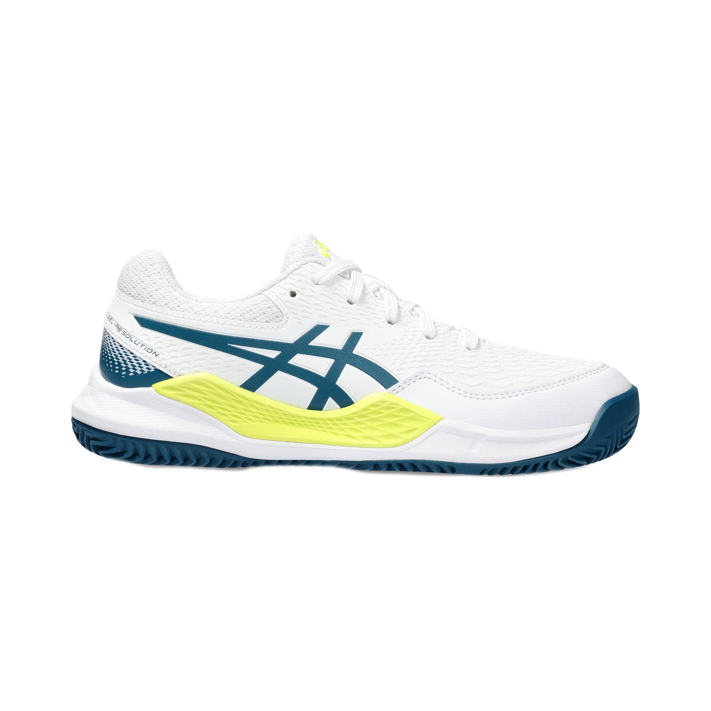 ASICS Gel-Resolution 9 GS Sandplatzschuh Kinder - weiß, petrol
