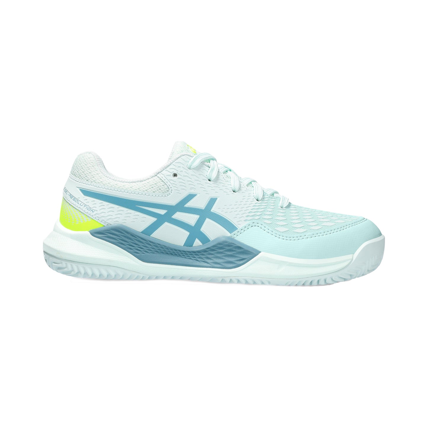 ASICS Gel-Resolution 9 GS Sandplatzschuh Kinder - weiß, türkis