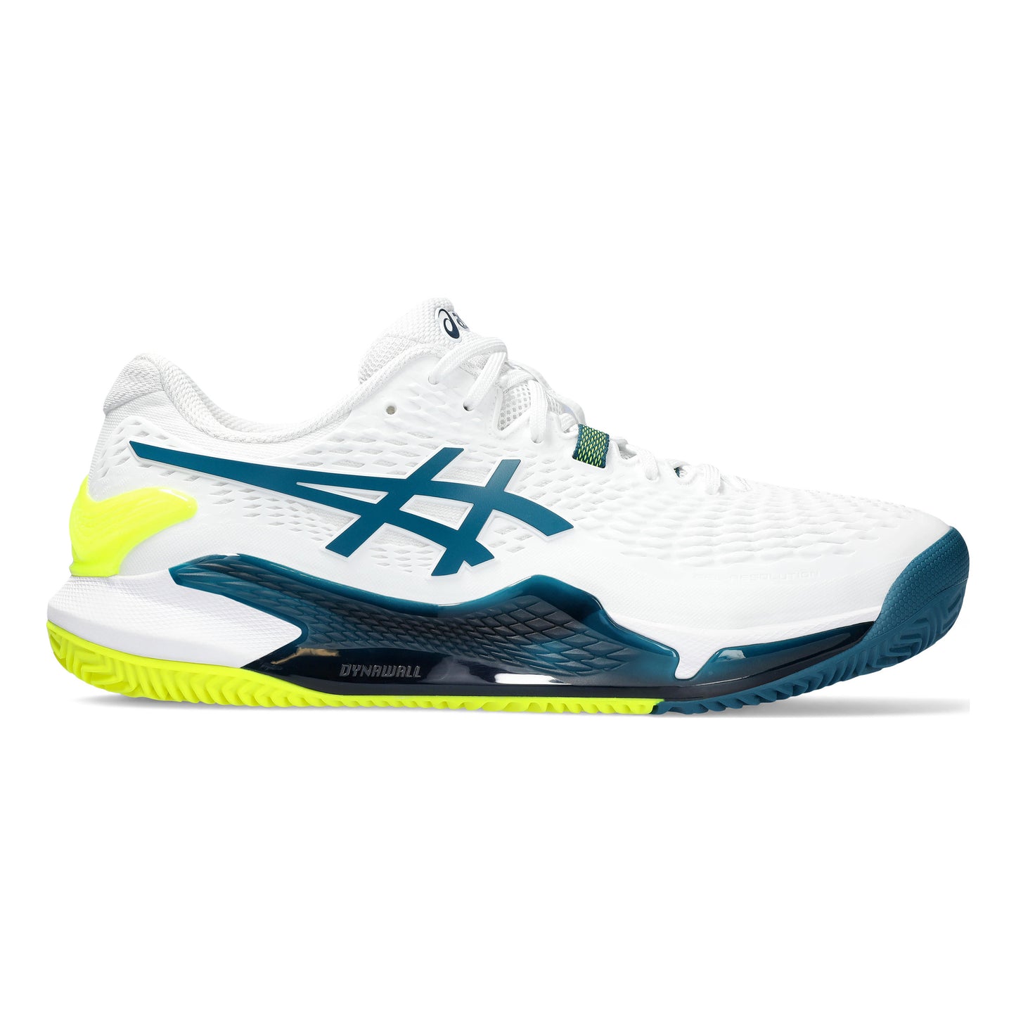 ASICS Gel-Resolution 9 Sandplatzschuh Herren - weiß, petrol