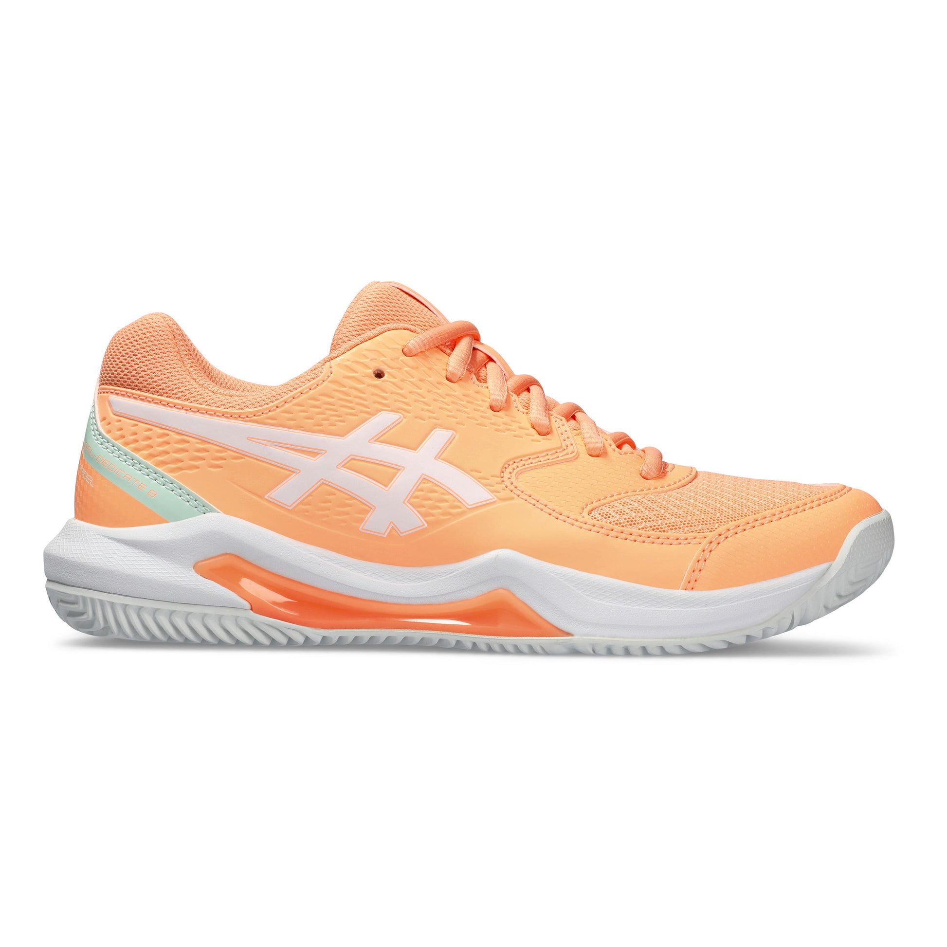 ASICS Gel-Dedicate 8 Padelschuh Damen - apricot, weiß