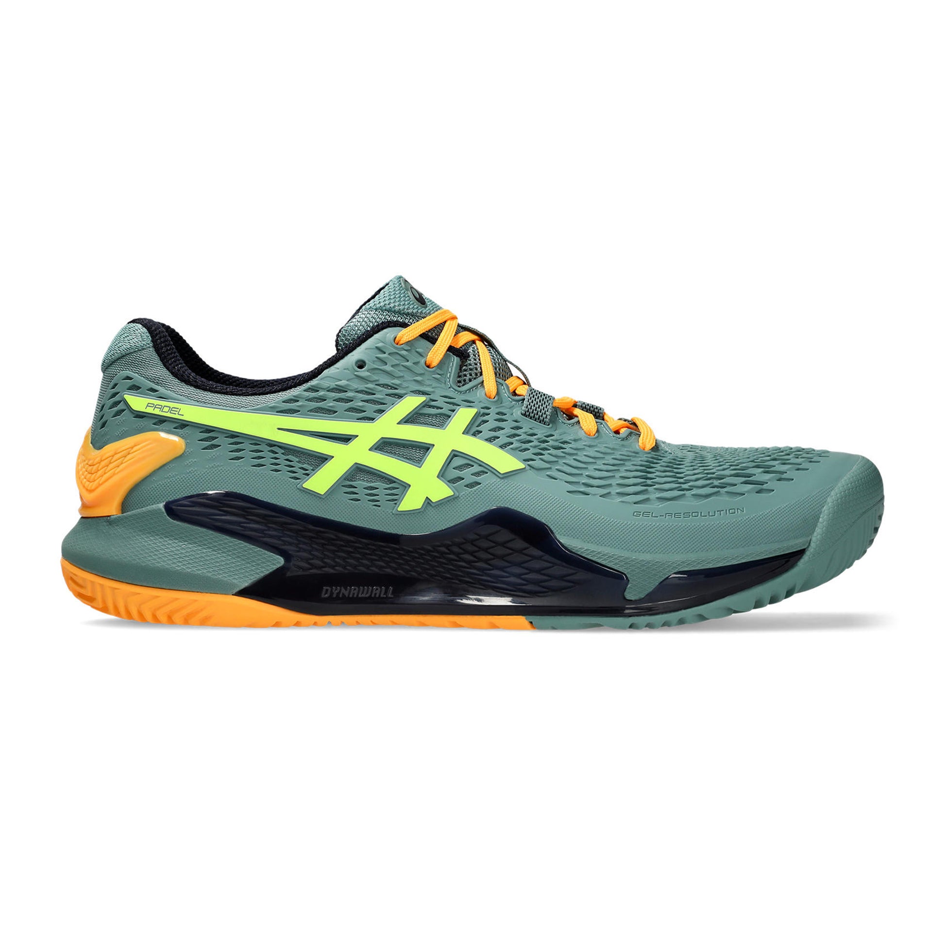 ASICS Gel-Resolution 9 Padelschuh Herren - grün, neongelb