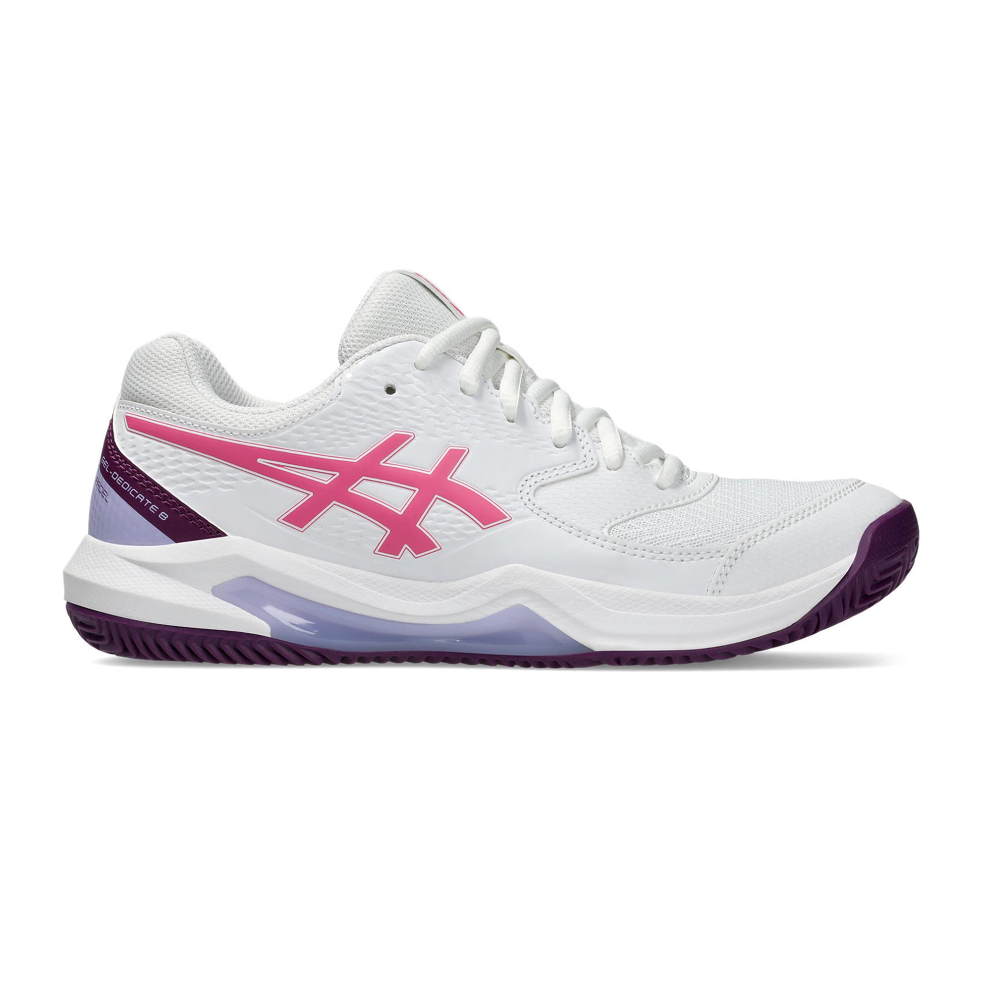 ASICS Gel-Dedicate 8 Padelschuh Damen - weiß, lila