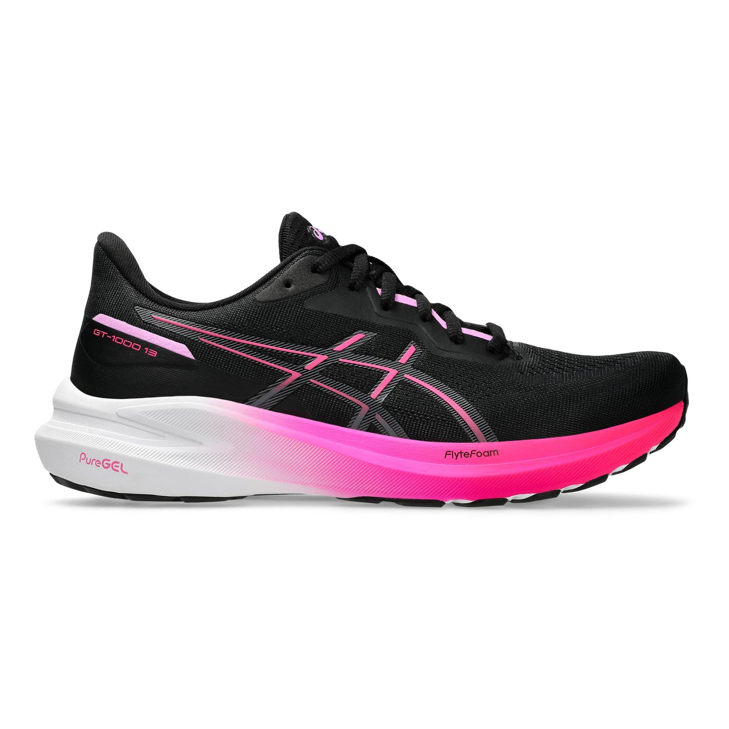 ASICS GT-1000 13 Stabilitätsschuh Damen - schwarz, pink