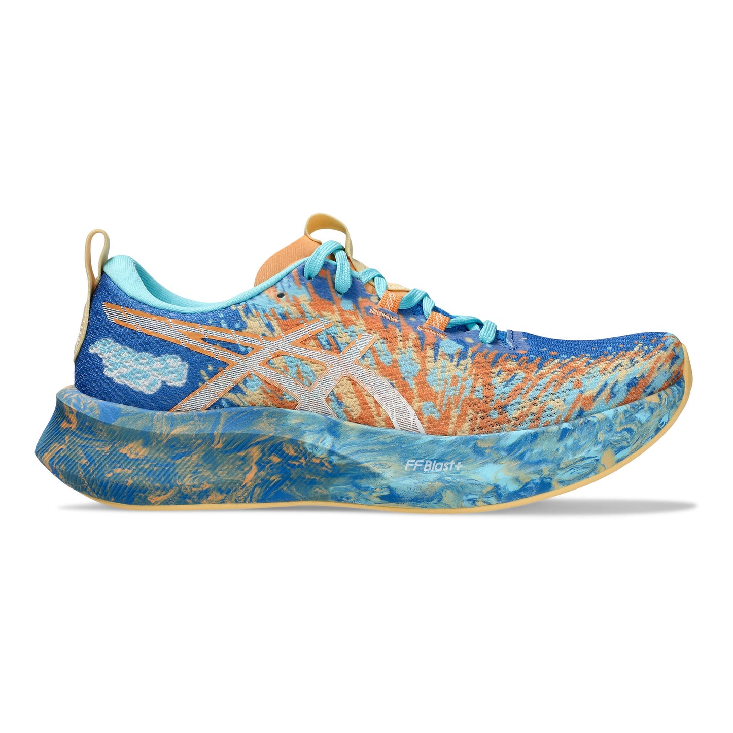 ASICS Noosa Tri 16 Wettkampfschuh Damen-blau, orange