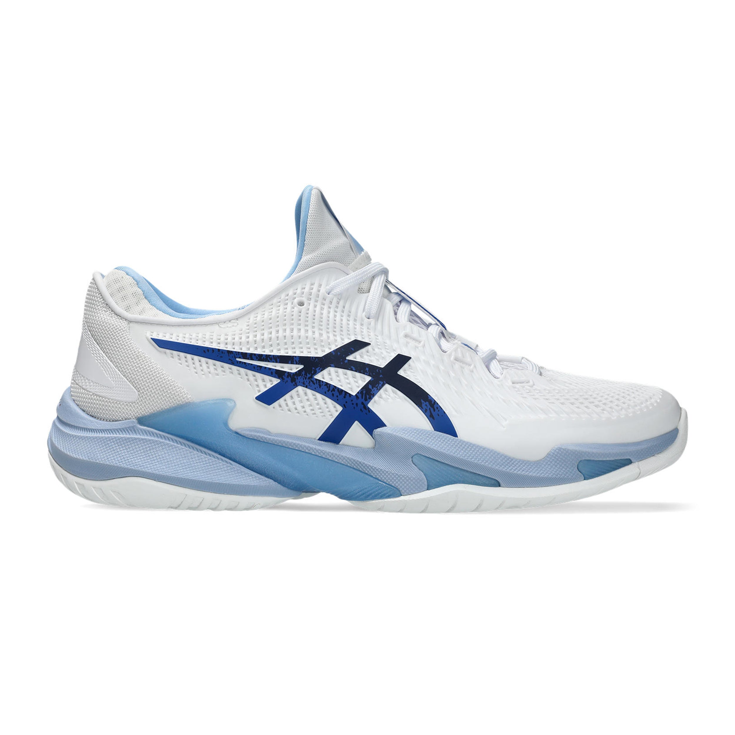 ASICS Court FF 3 Novak Allcourtschuh Herren - weiß, türkis