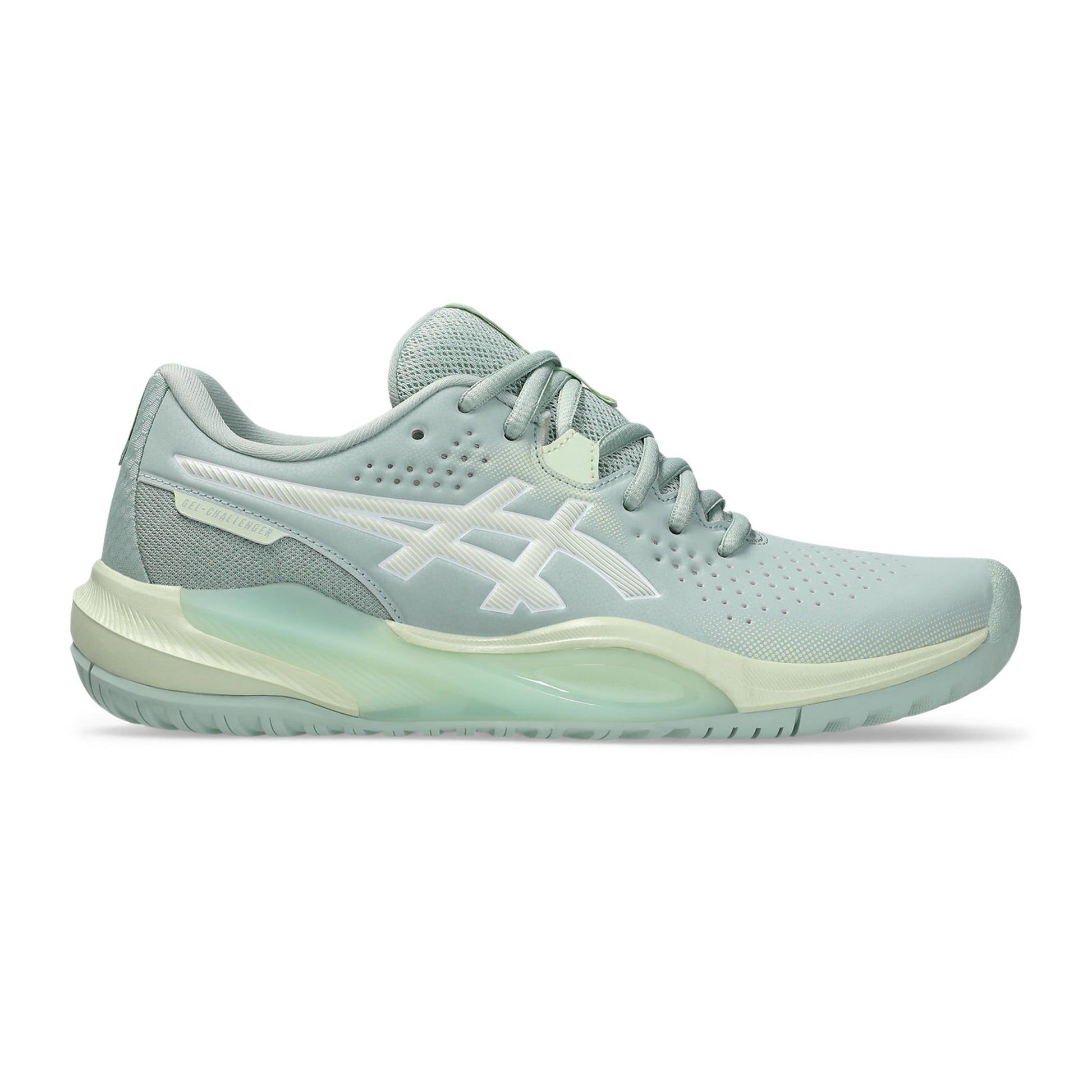 ASICS Gel-Challenger 15 Allcourtschuh Damen - blaugrau, limette