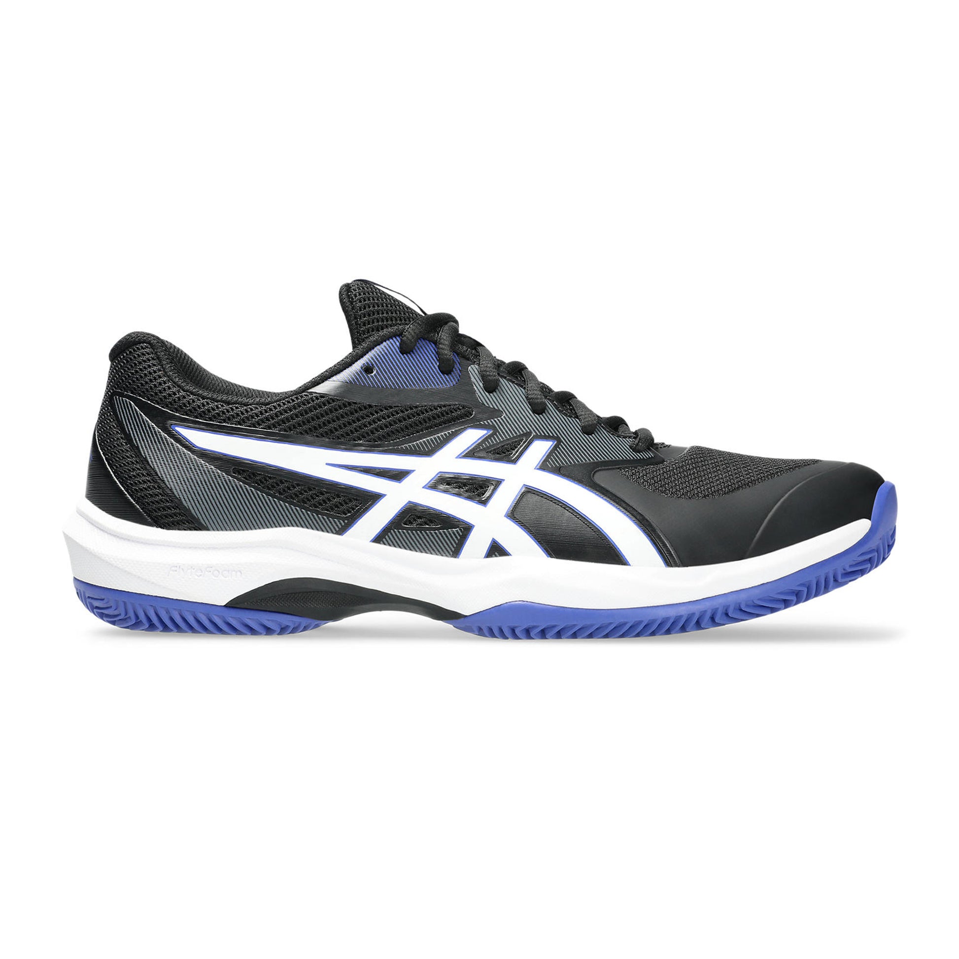 ASICS Game FF/OC Sandplatzschuh Herren - schwarz, weiß