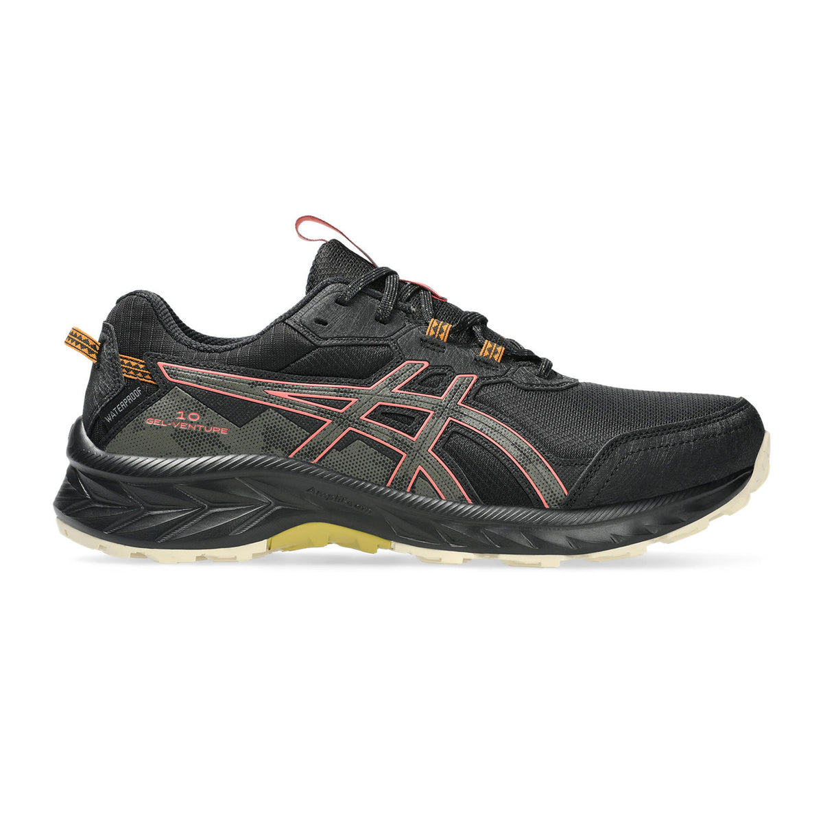 ASICS Gel-Venture 10 WP Trailschuh Damen-Schwarz,Koralle