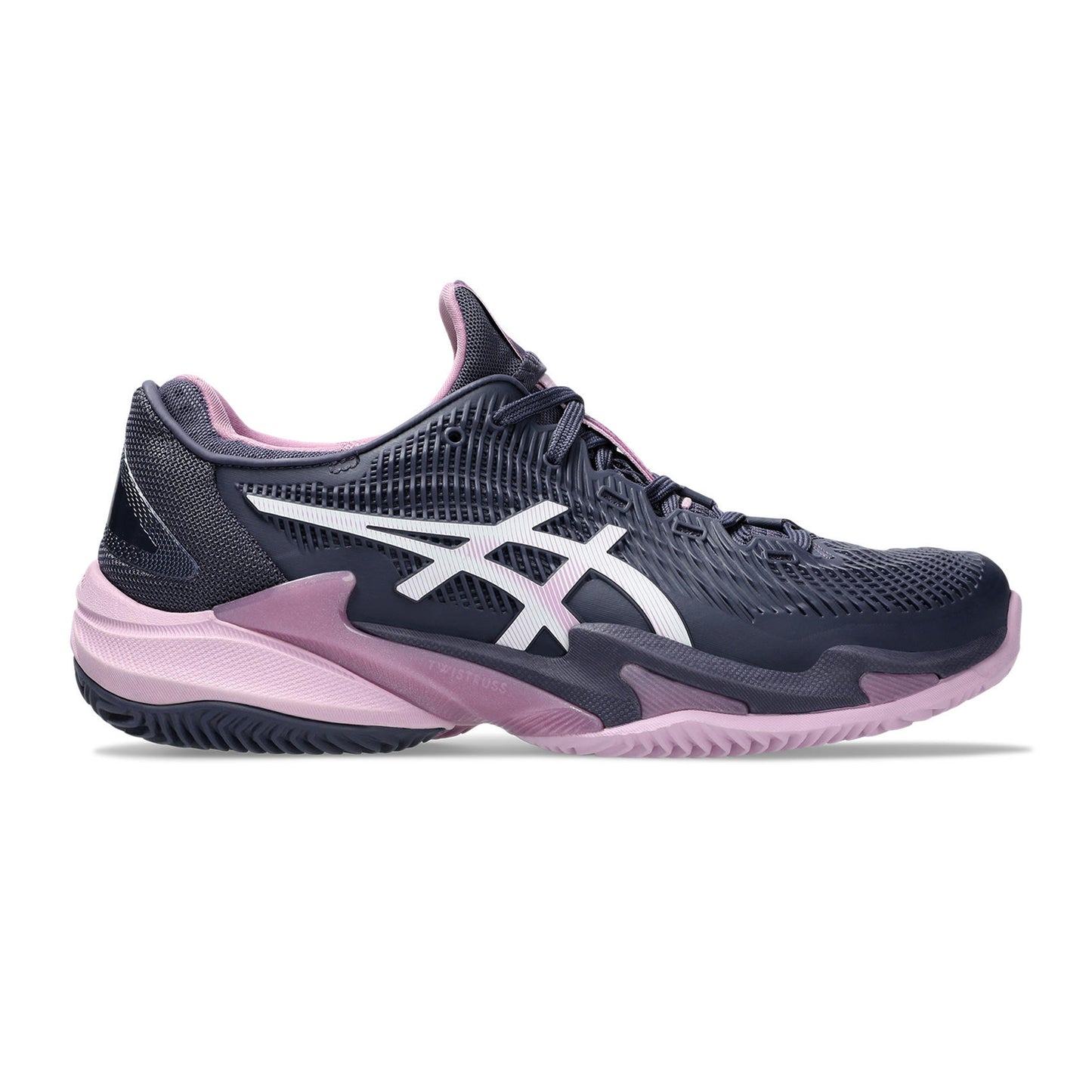 ASICS Court FF 3 Sandplatzschuh Damen - dunkelblau, rosa