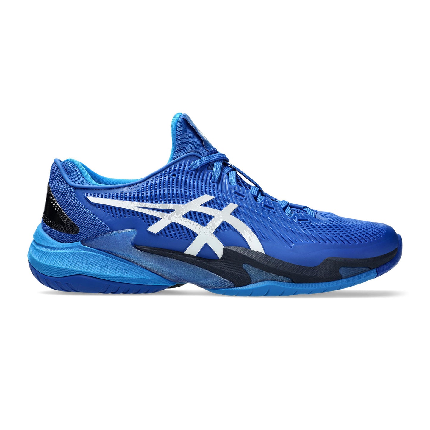 ASICS Court FF 3 Novak Allcourtschuh Herren - blau, silber