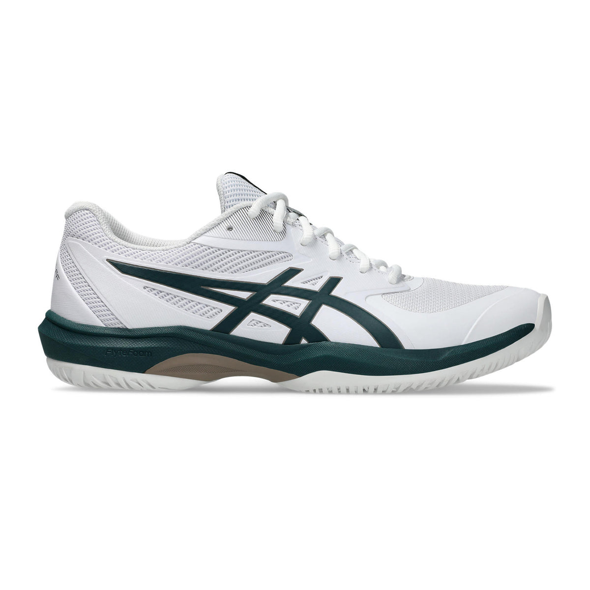 ASICS Game FF Allcourtschuh Herren - weiß, dunkelgrün