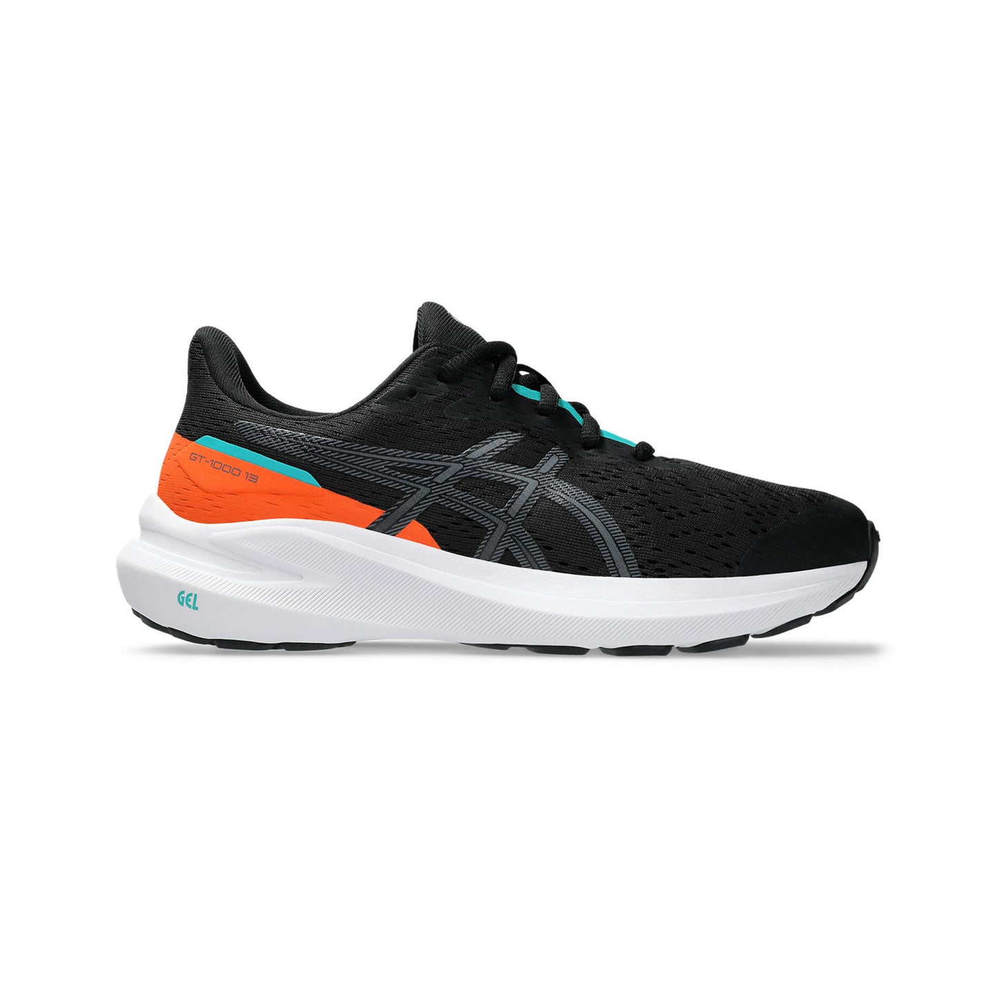 ASICS GT-1000 13 GS Stabilitätsschuh Kinder-Schwarz,Grau
