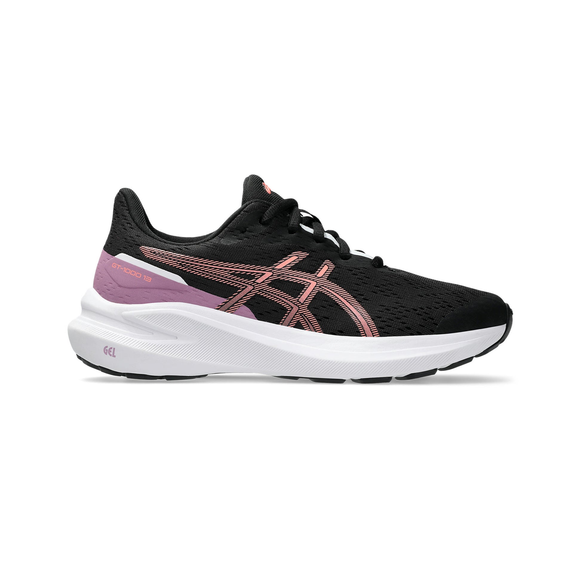 ASICS GT-1000 13 GS Stabilitätsschuh Kinder-Schwarz,Gelb
