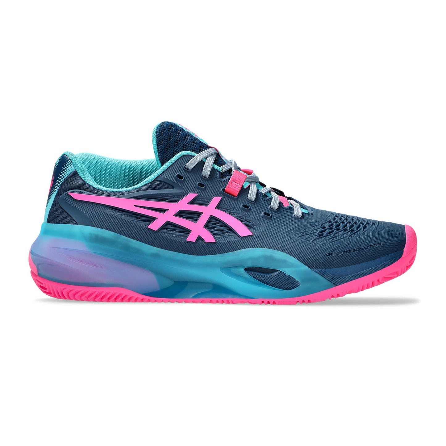 ASICS Gel-Resolution X Padelschuh Herren - petrol, pink