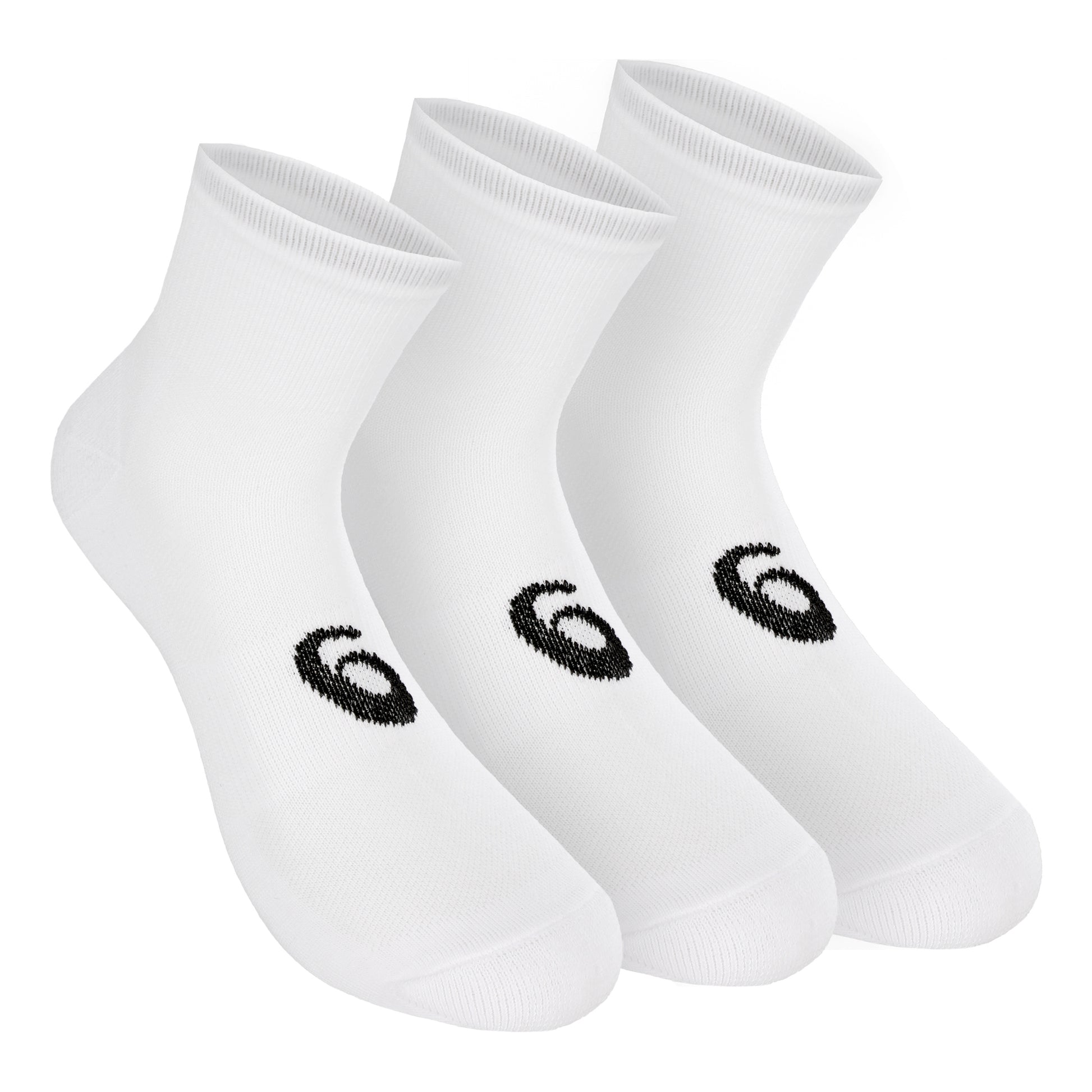 ASICS Quarter Sportsocken 3er Pack-Weiß,Schwarz