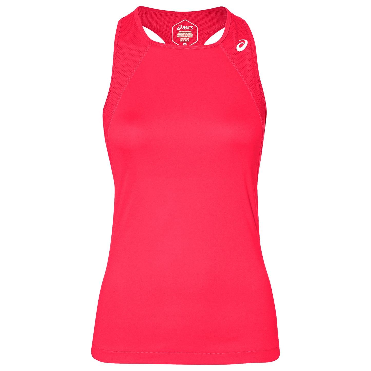 ASICS Club Tank-Top Damen-Koralle,Weiß