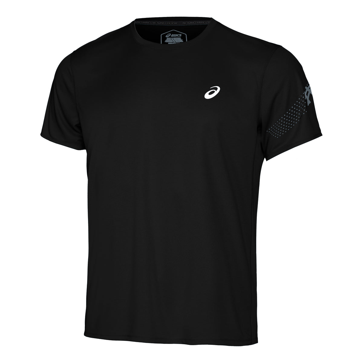 ASICS Icon Laufshirt Herren - schwarz,