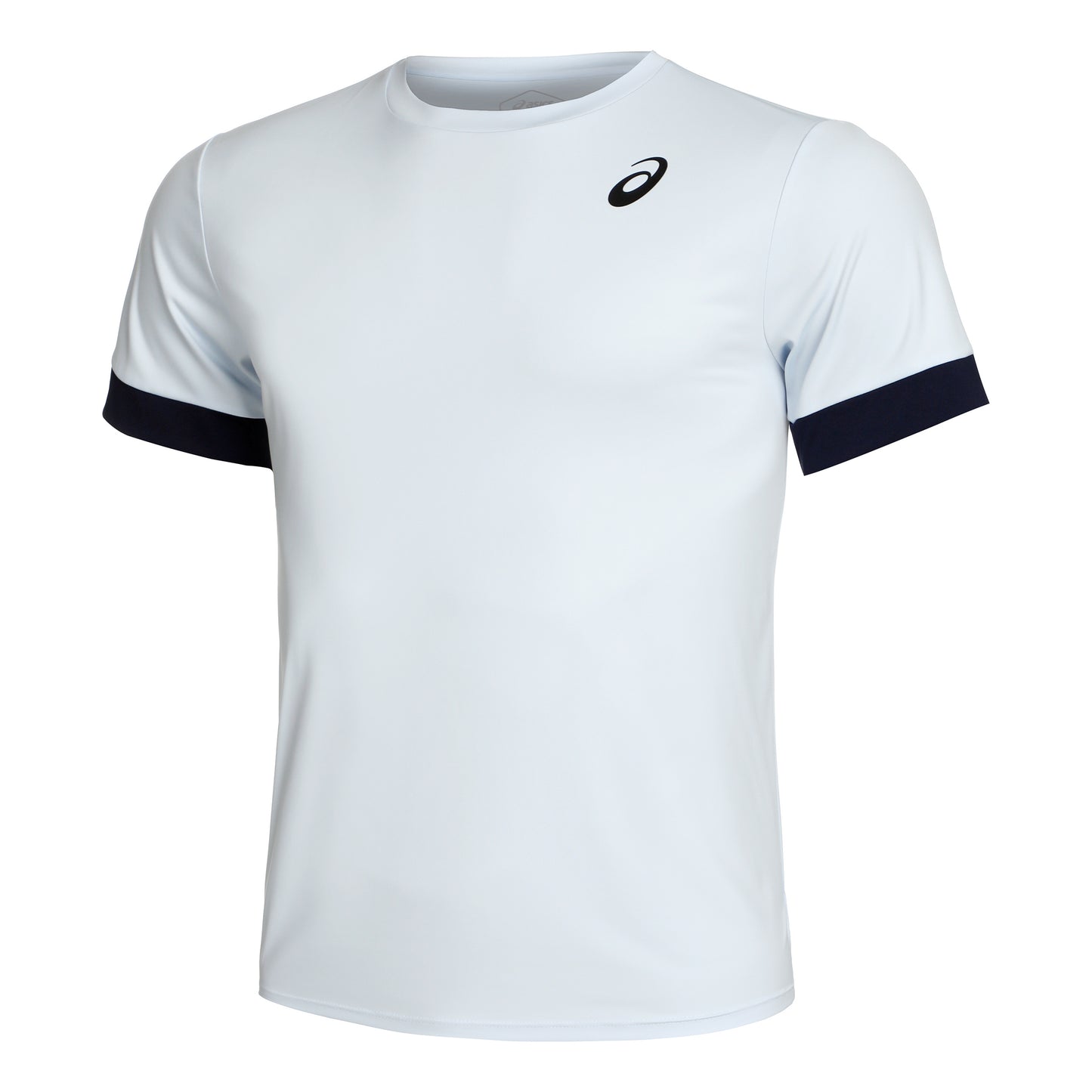 ASICS Court T-Shirt Herren - hellblau, dunkelblau