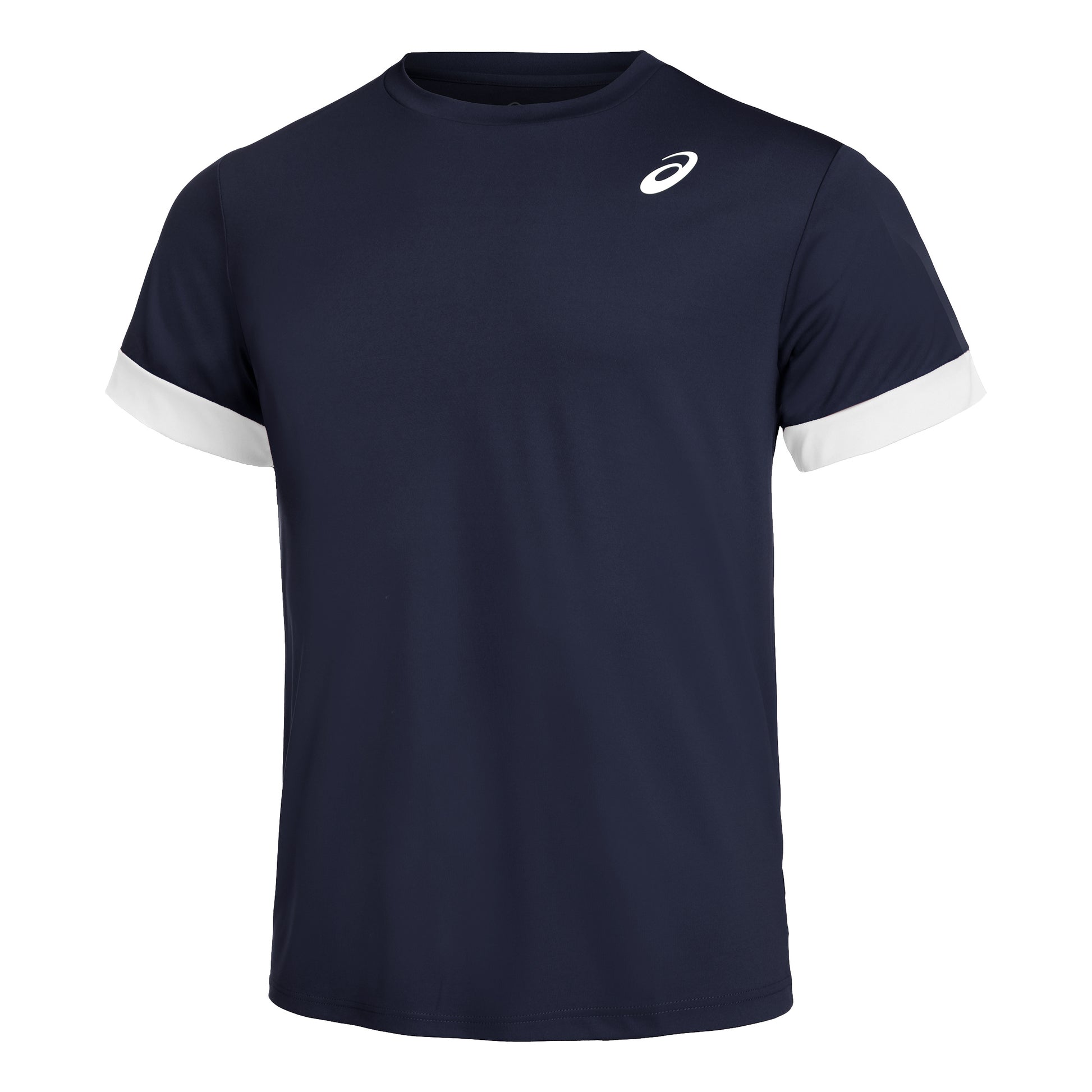 ASICS Court T-Shirt Herren - dunkelblau, weiß