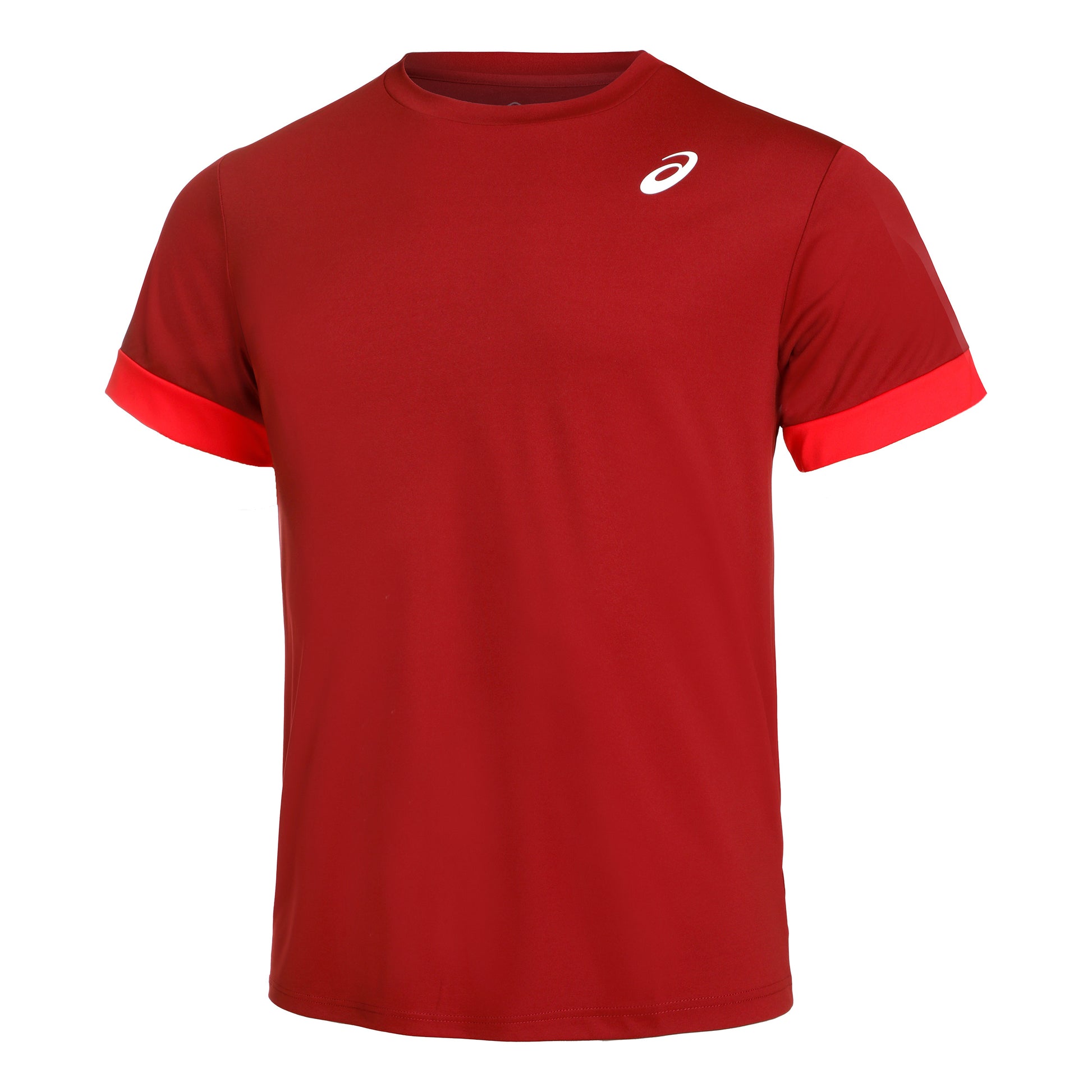 ASICS Court T-Shirt Herren - dunkelrot, rot