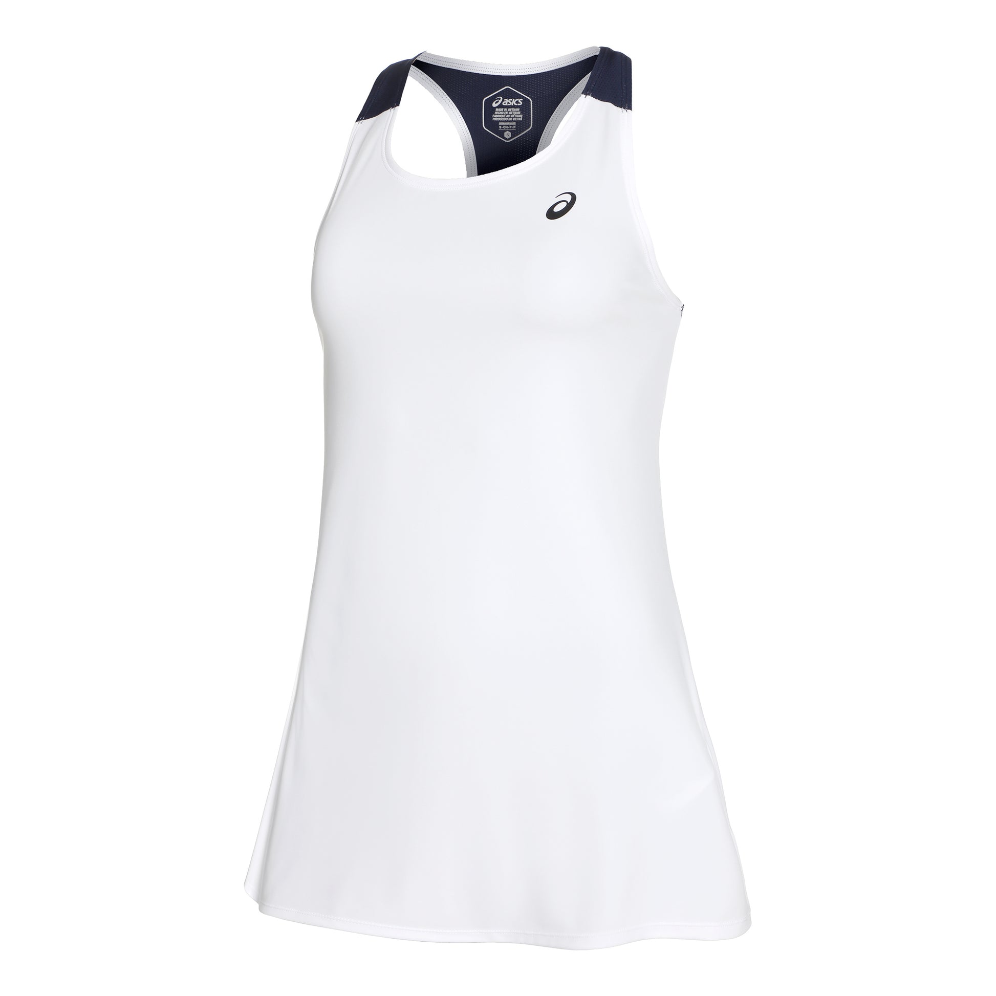 ASICS Court Kleid Damen - weiß, dunkelblau