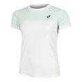 Court T-Shirt Damen - weiß, mint