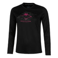 Fujitrail Logo Longsleeve Damen - schwarz, berry