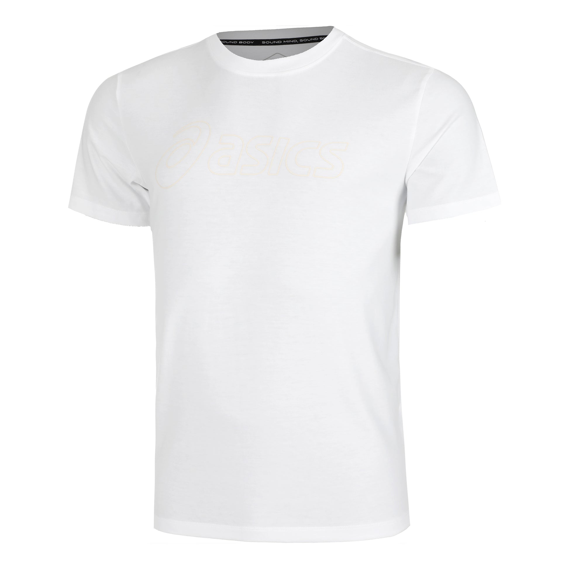 ASICS Logo T-Shirt Herren - weiß,