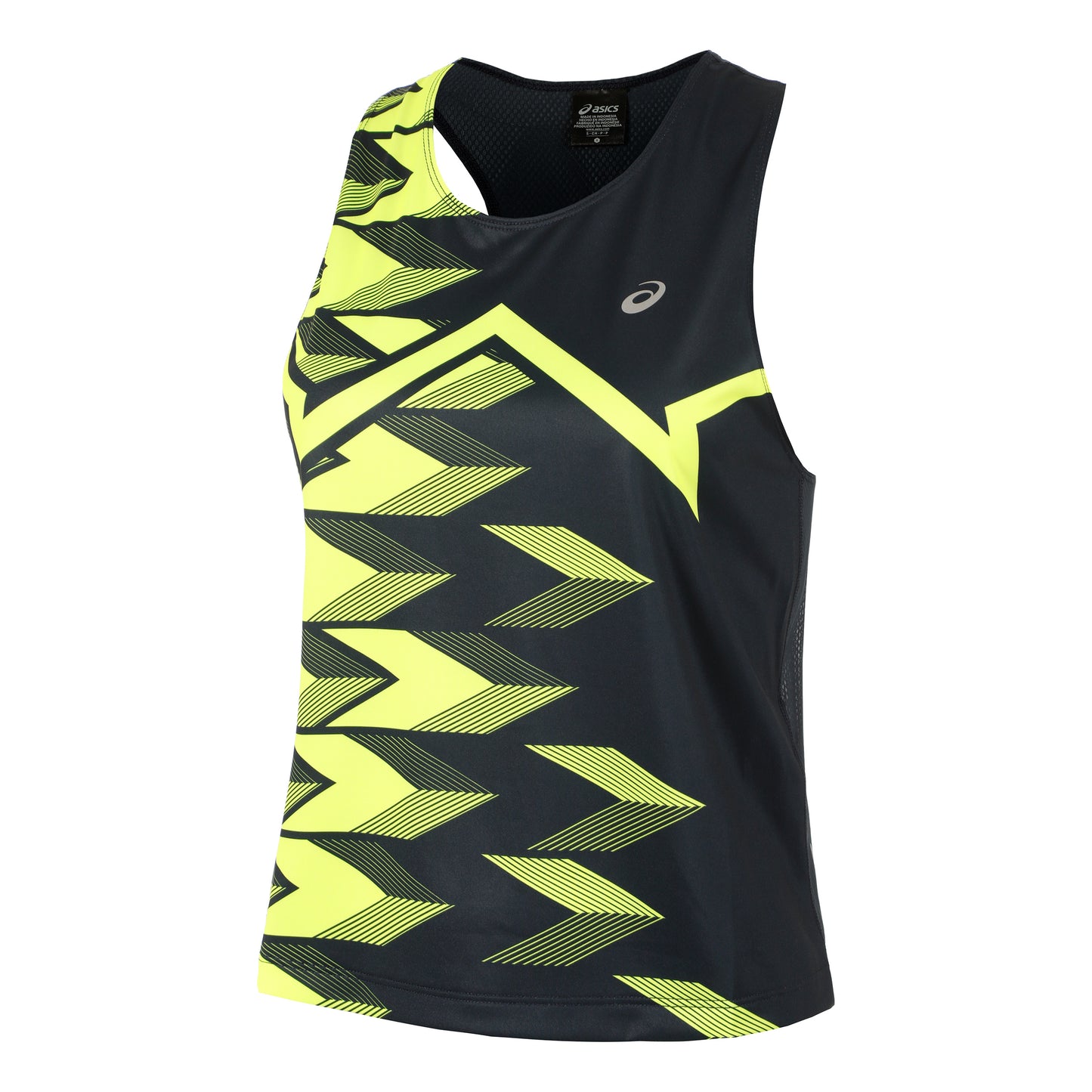 ASICS Light Graphic Tank-Top Damen-Dunkelblau,Neongelb