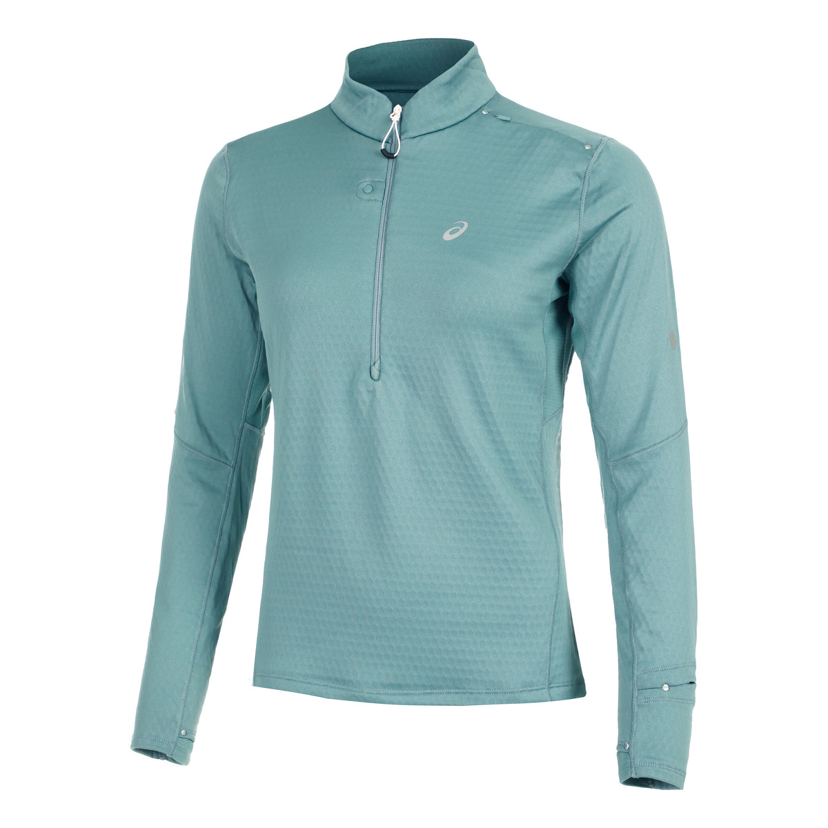 ASICS Road Winter 1/2 Zip Mid Layer Laufshirt Damen-Salbei
