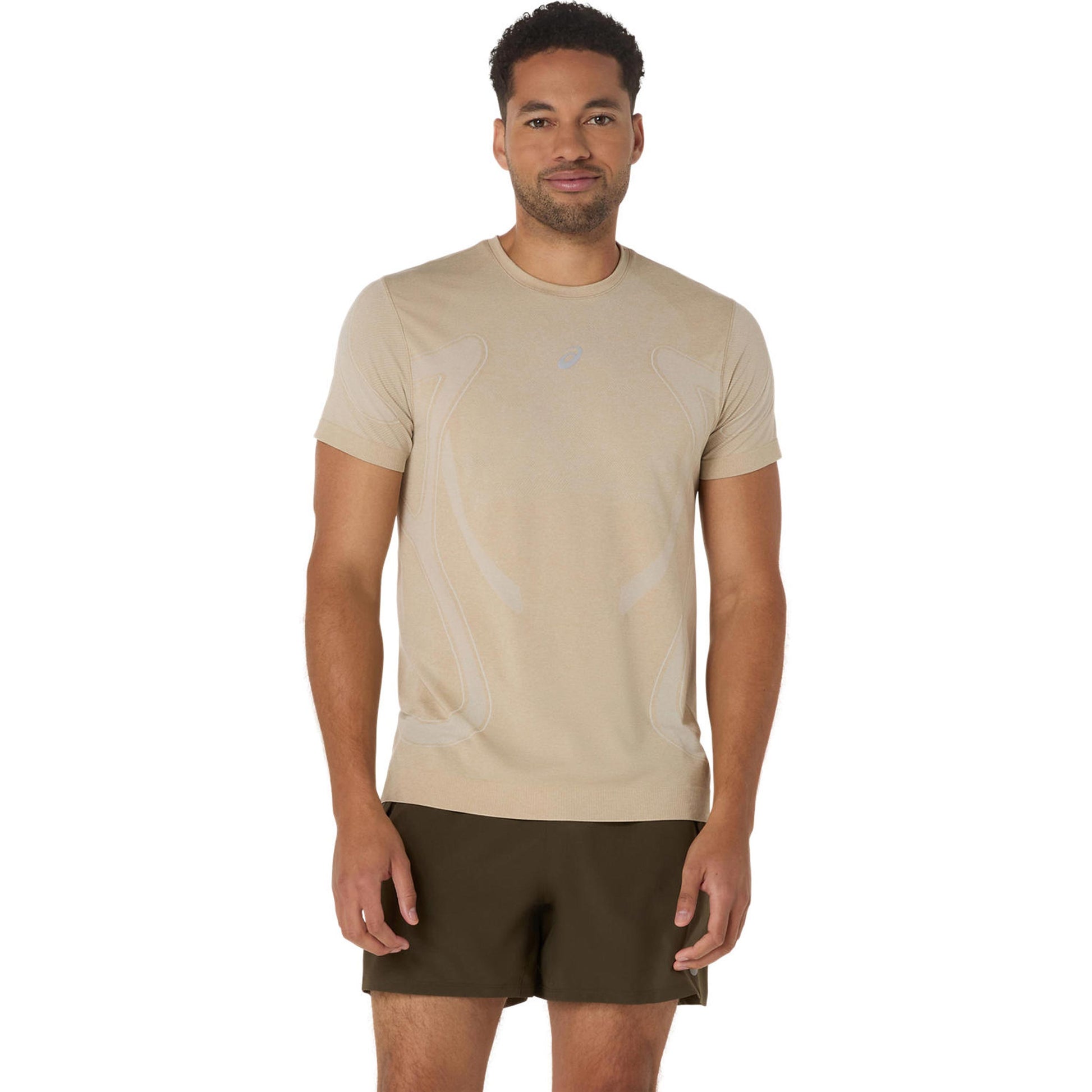 ASICS Road Seamless  Laufshirt Herren - beige