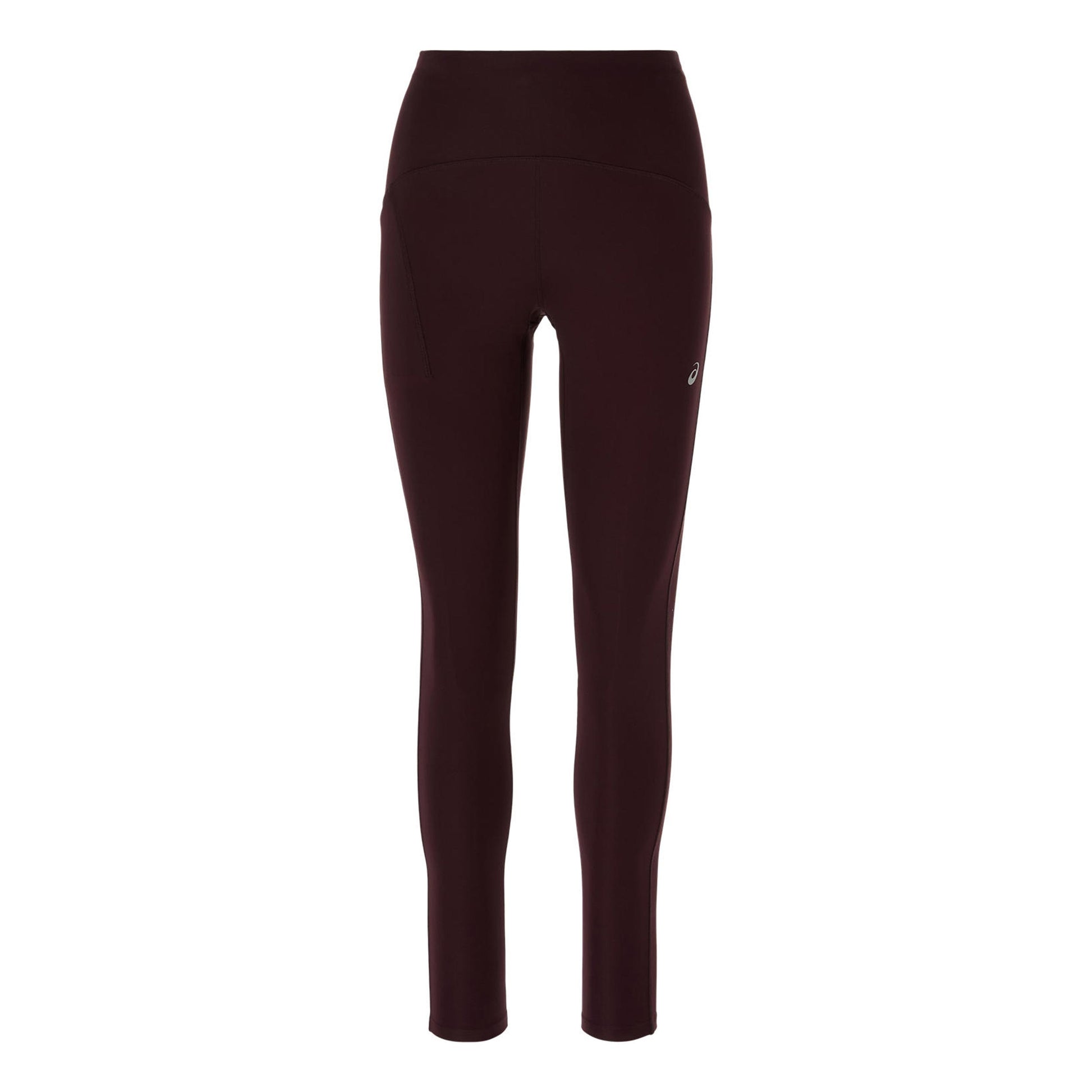 ASICS Road High Waist  Lauftight Damen - dunkelrot
