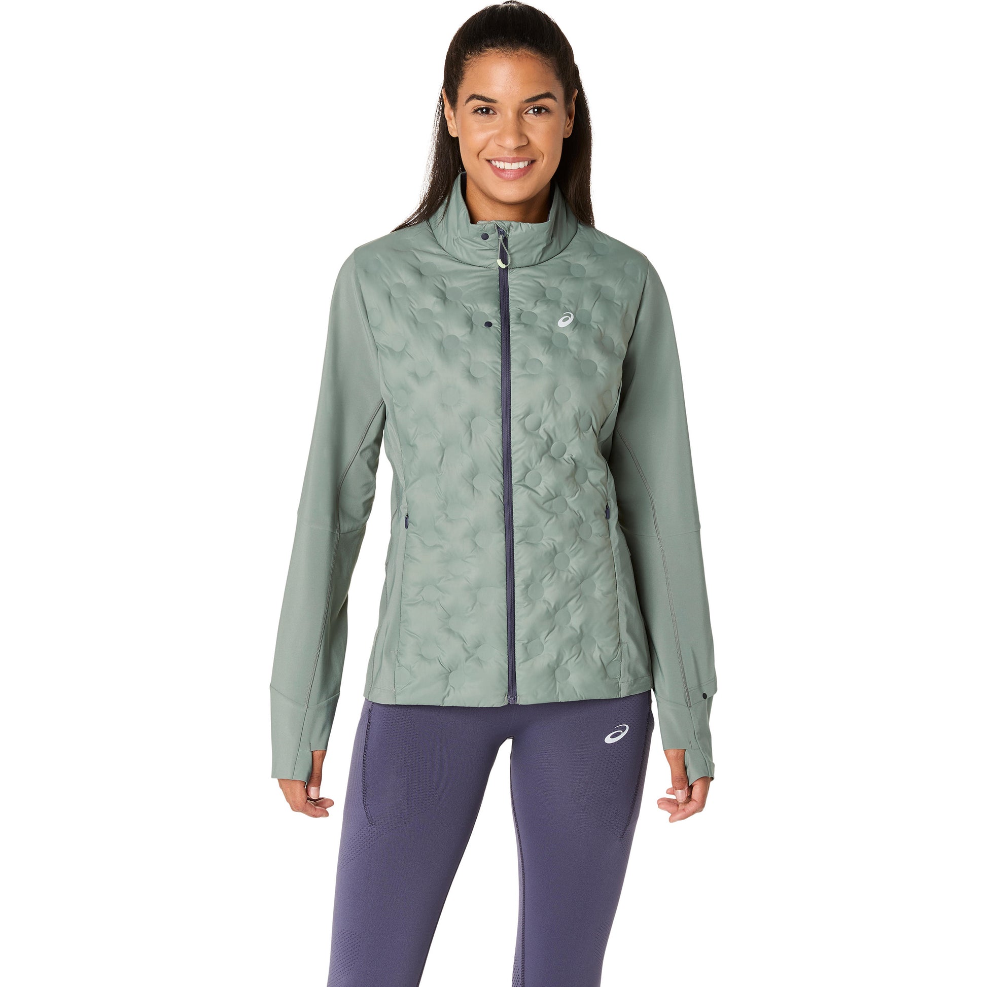 ASICS Road Winter Laufjacke Damen - blau, blau