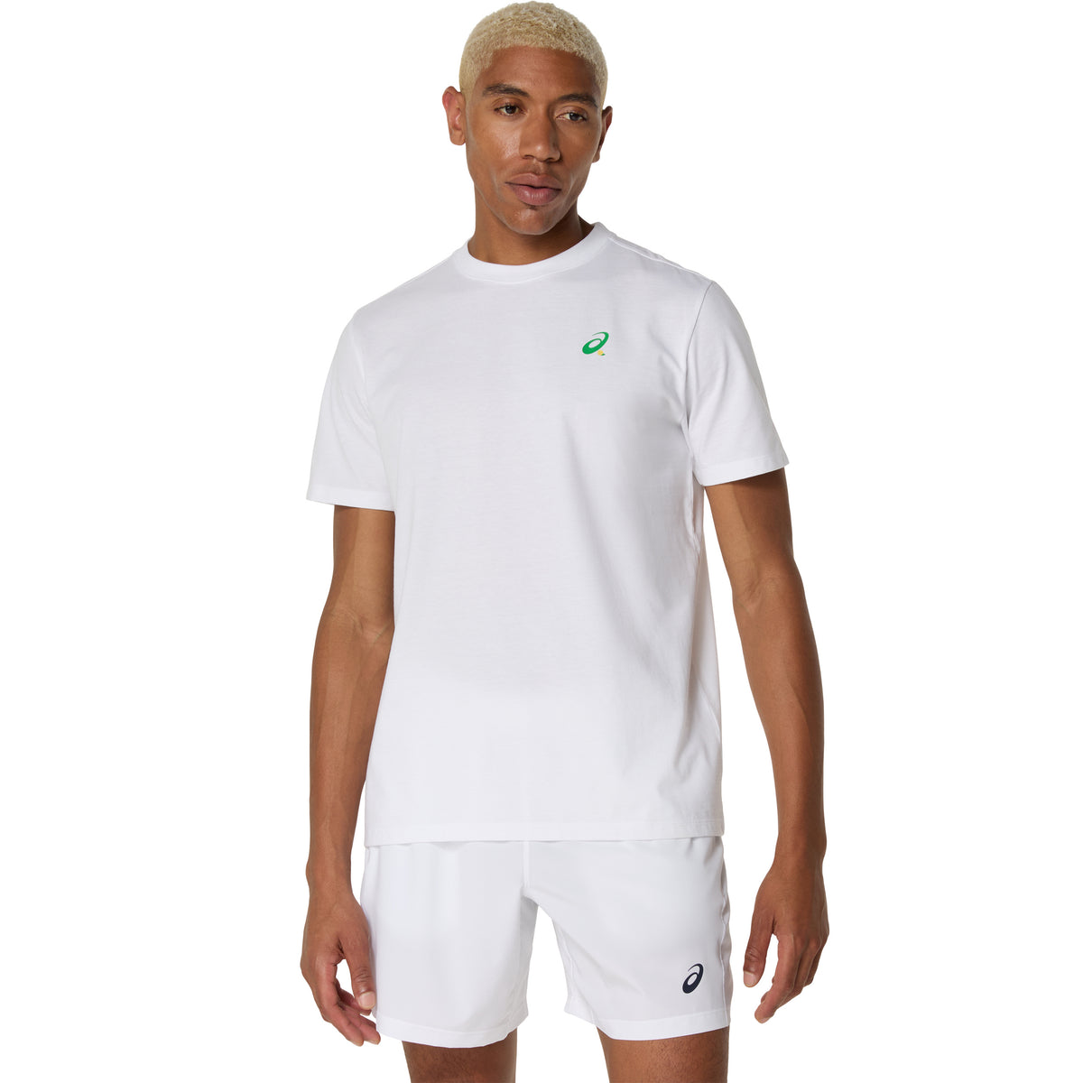 ASICS Court Graphic T-Shirt Herren-Weiß