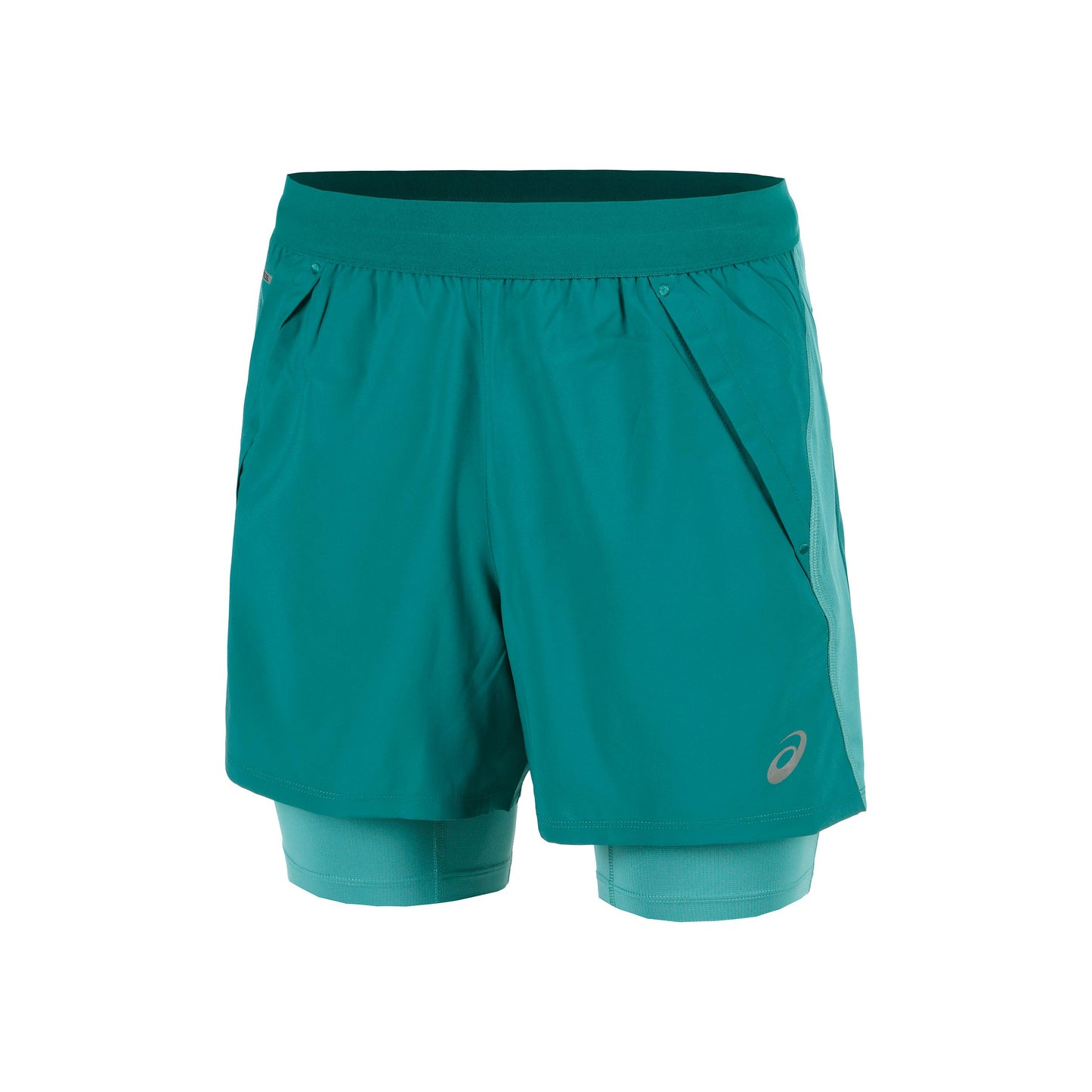 ASICS Road 2in1 5in Laufshorts Herren-türkis