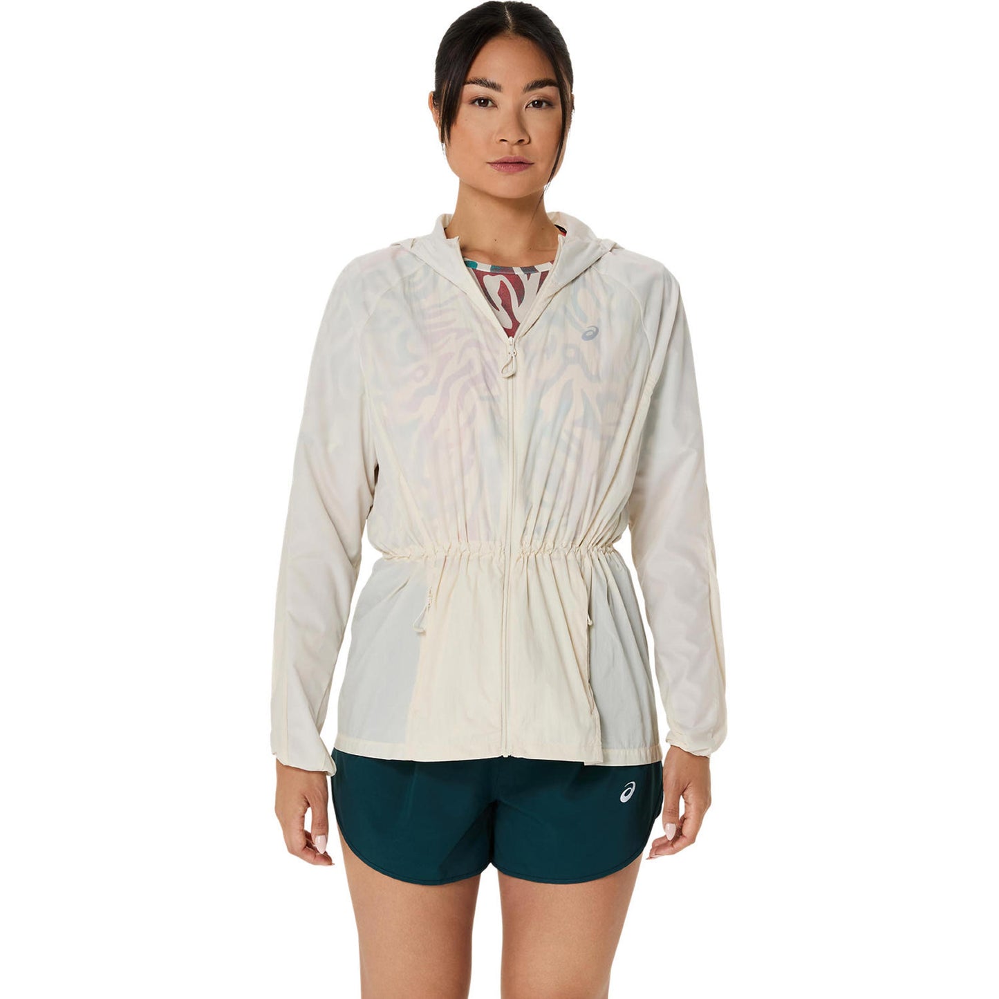 ASICS Road Packable  Laufjacke Damen - creme