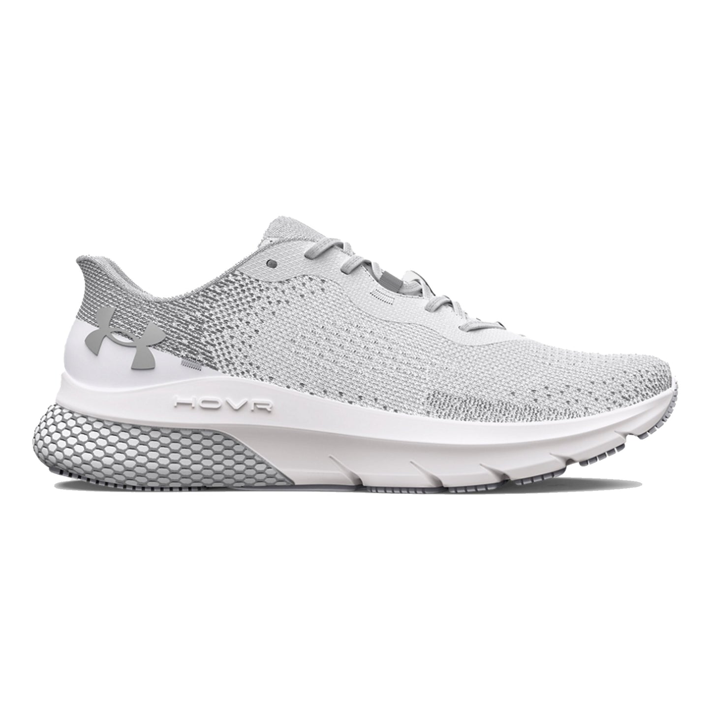 Under Armour HOVR Turbulence 2 Neutralschuh Damen-Weiß,Silber
